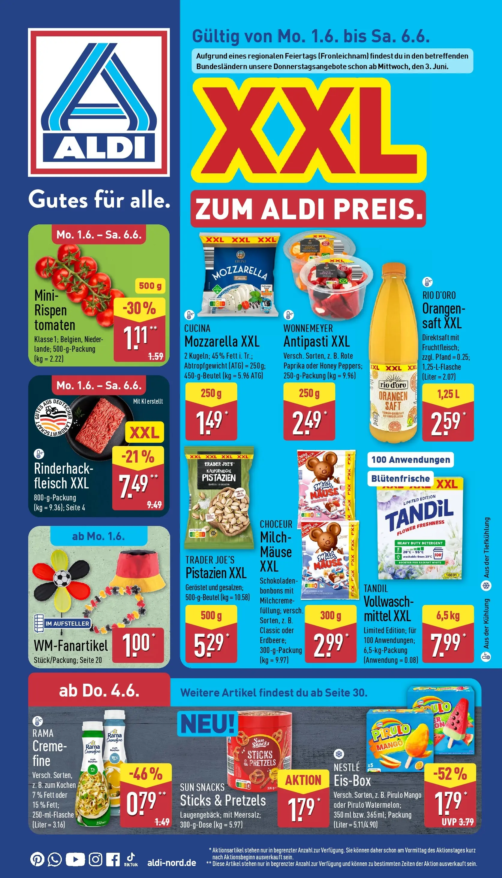 Aldi - ALDI Nord: Wochenangebote (ab 31.05.2026) » Angebote Online | Seite: 1