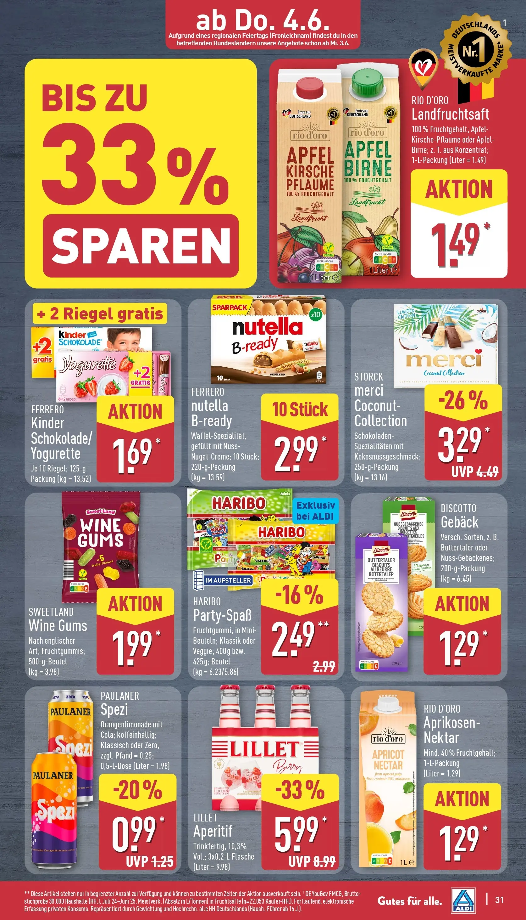 Aldi - ALDI Nord: Wochenangebote (ab 31.05.2026) » Angebote Online | Seite: 32
