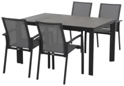 Loungegarnitur 5-tlg Velia aus Metall