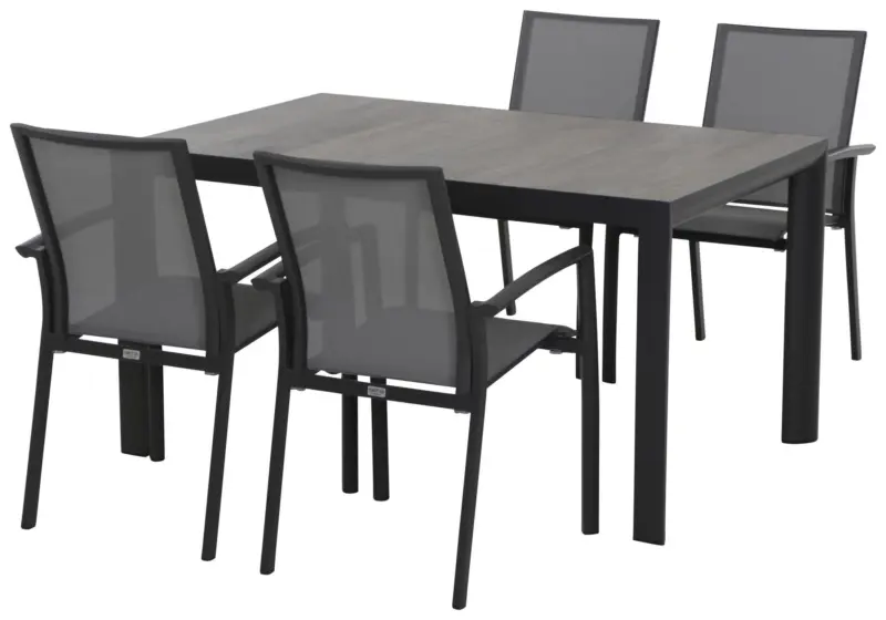 Loungegarnitur 5-tlg Velia aus Metall