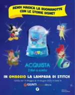 Giunti al Punto In omaggio la lampada di stitch - al 14.06.2026