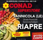 Conad Adriatico Soc.Coop. CONAD SUPERSTORE riapre a Sannicola! - al 14.06.2026
