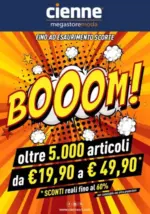 Cienne Megastore Moda Booom! - al 31.05.2026