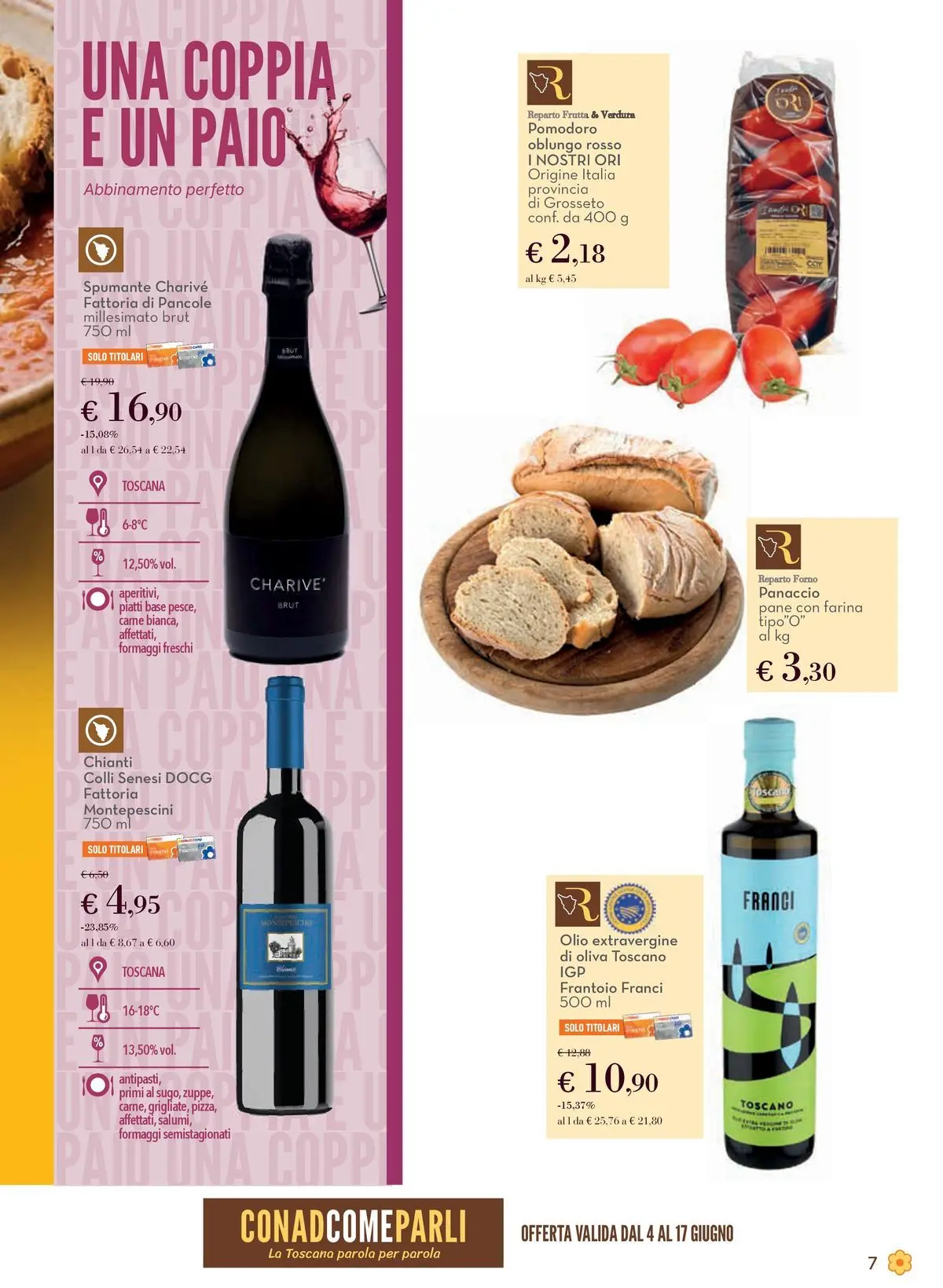 Volantino Conad dal 03/06/2026 > Anteprima | Pagina: 7 | Prodotti: Frutta, Pomodoro, Olio, Olive