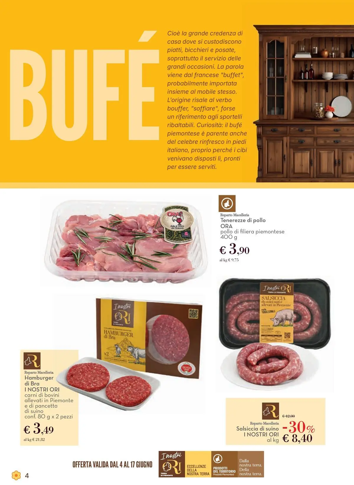 Nuovo Spazio Conad - Localismo dal 03/06/2026 > offerte anteprima 🛍️ | Pagina: 4 | Prodotti: Mobile, Suino, Salsiccia, Hamburger