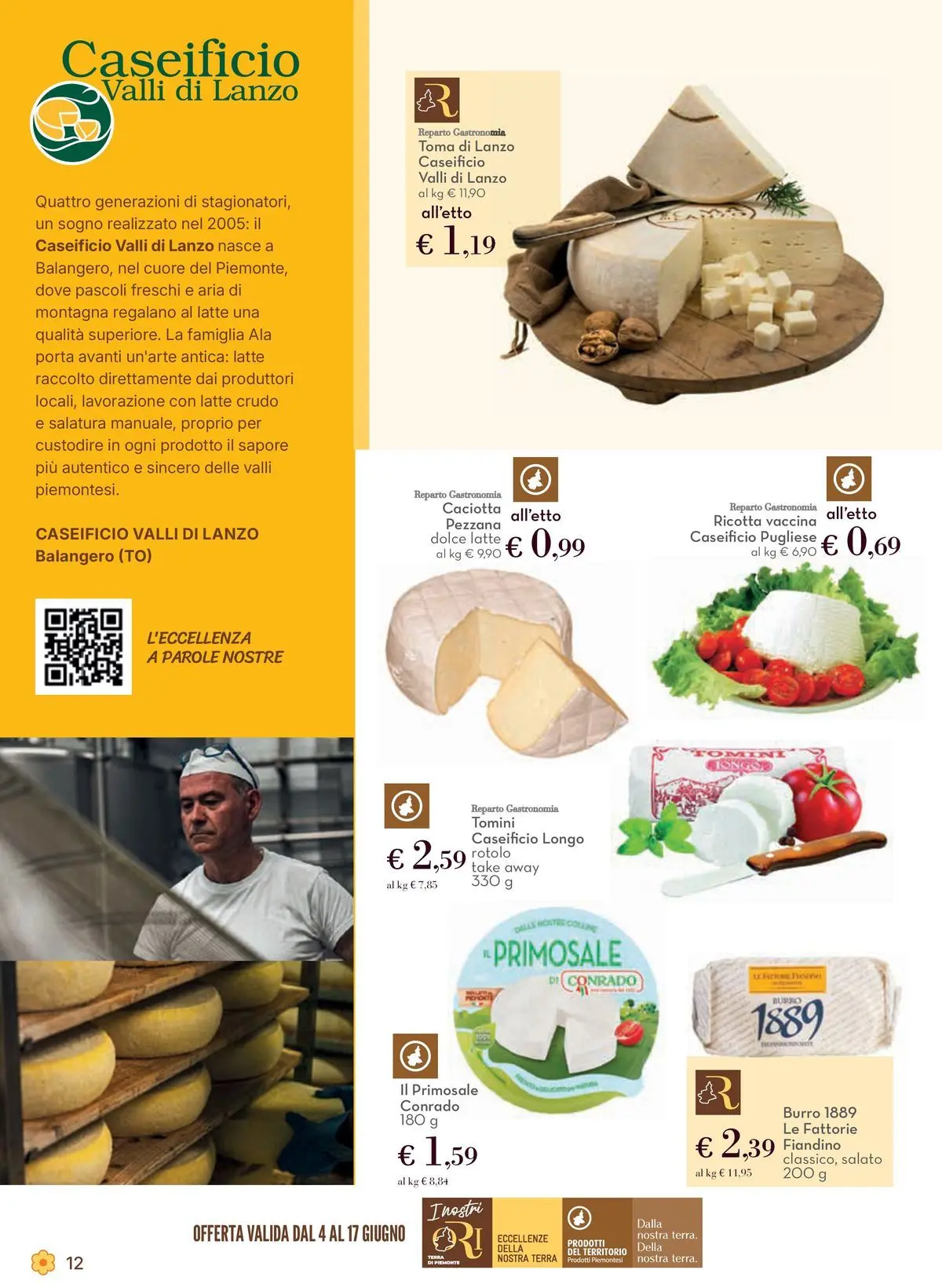 Nuovo Spazio Conad - Localismo dal 03/06/2026 > offerte anteprima 🛍️ | Pagina: 12 | Prodotti: Latte, Burro, Ricotta, Terra