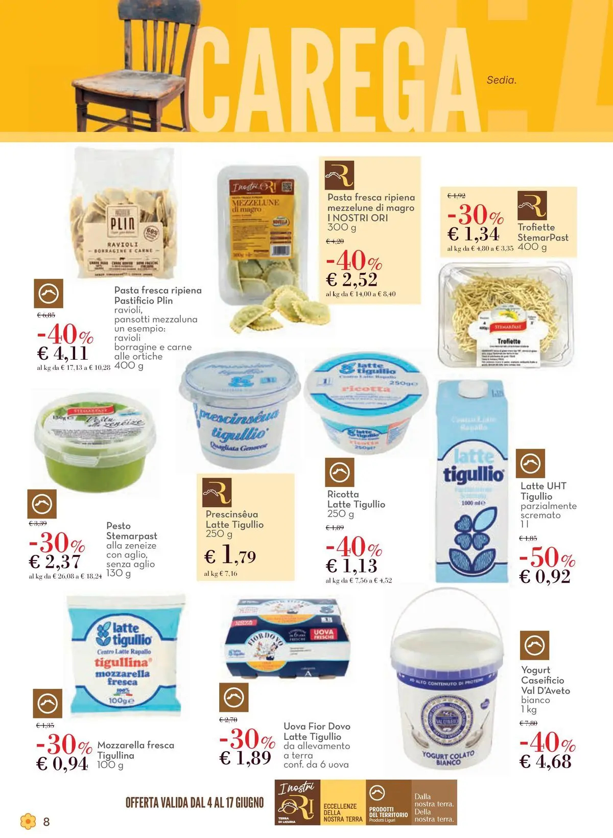 Nuovo Spazio Conad - Localismo dal 03/06/2026 > offerte anteprima 🛍️ | Pagina: 8 | Prodotti: Latte, Aglio, Ravioli, Terra