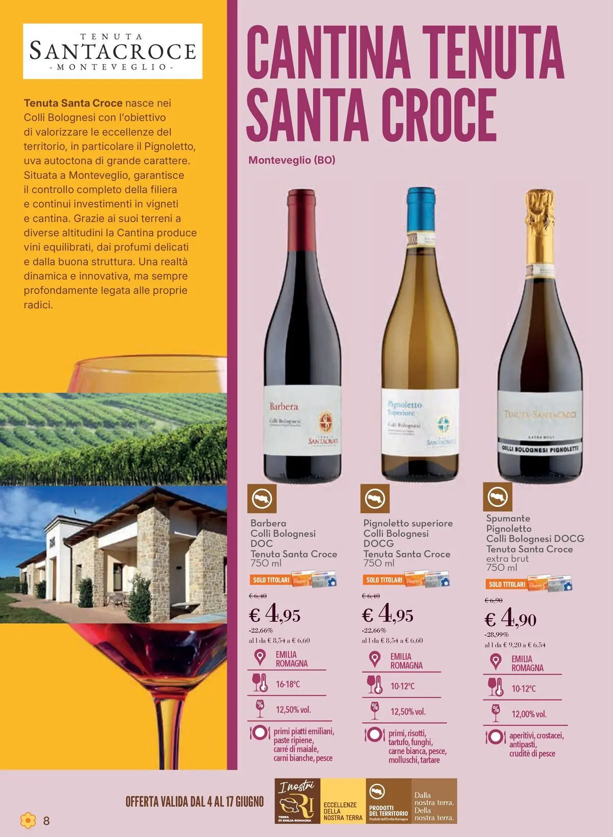 Volantino Conad dal 03/06/2026 > Anteprima | Pagina: 8 | Prodotti: Pesce, Uva, Spumante, Terra