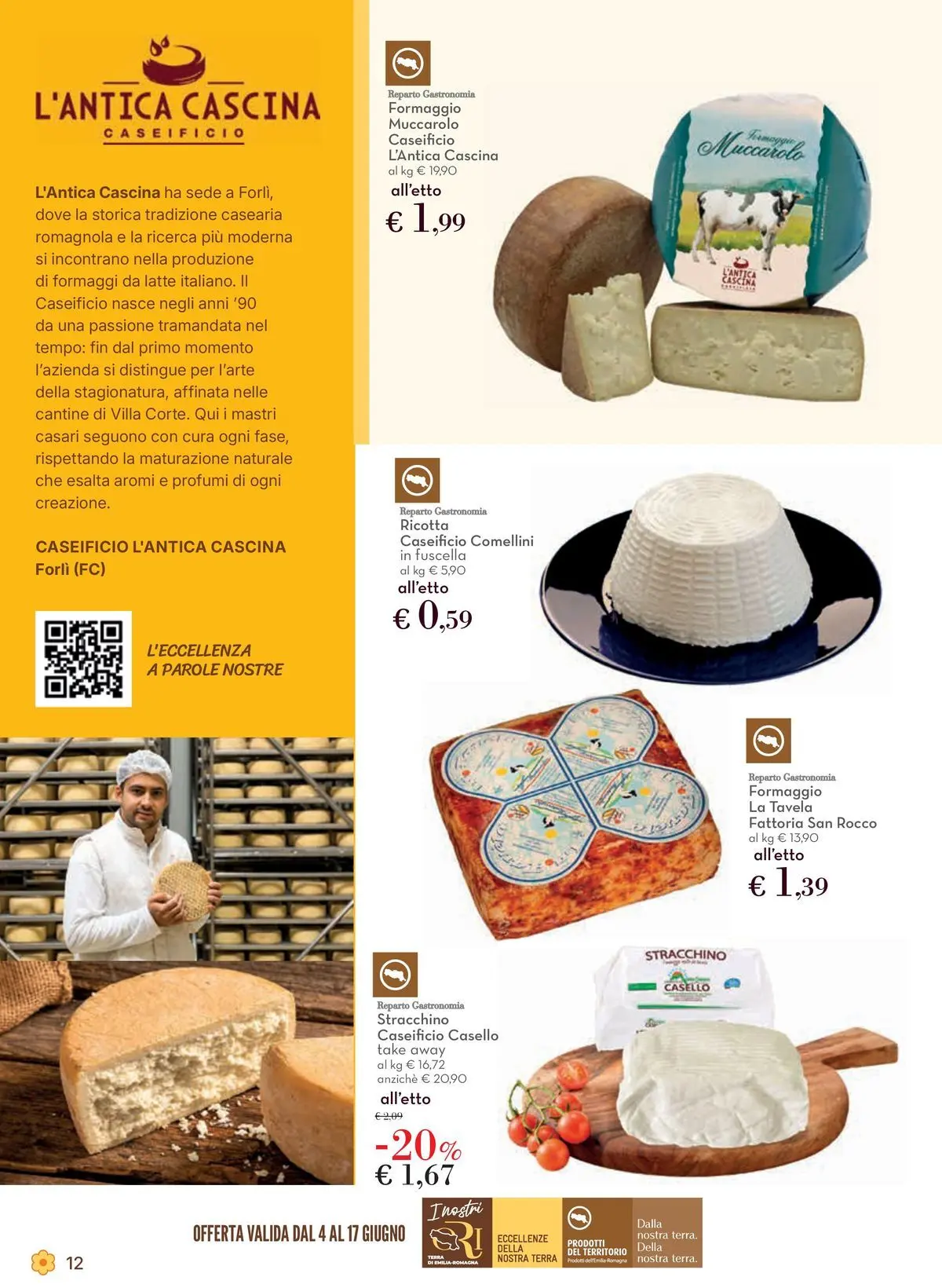 Volantino Conad dal 03/06/2026 > Anteprima | Pagina: 12 | Prodotti: Latte, Stracchino, Ricotta, Terra