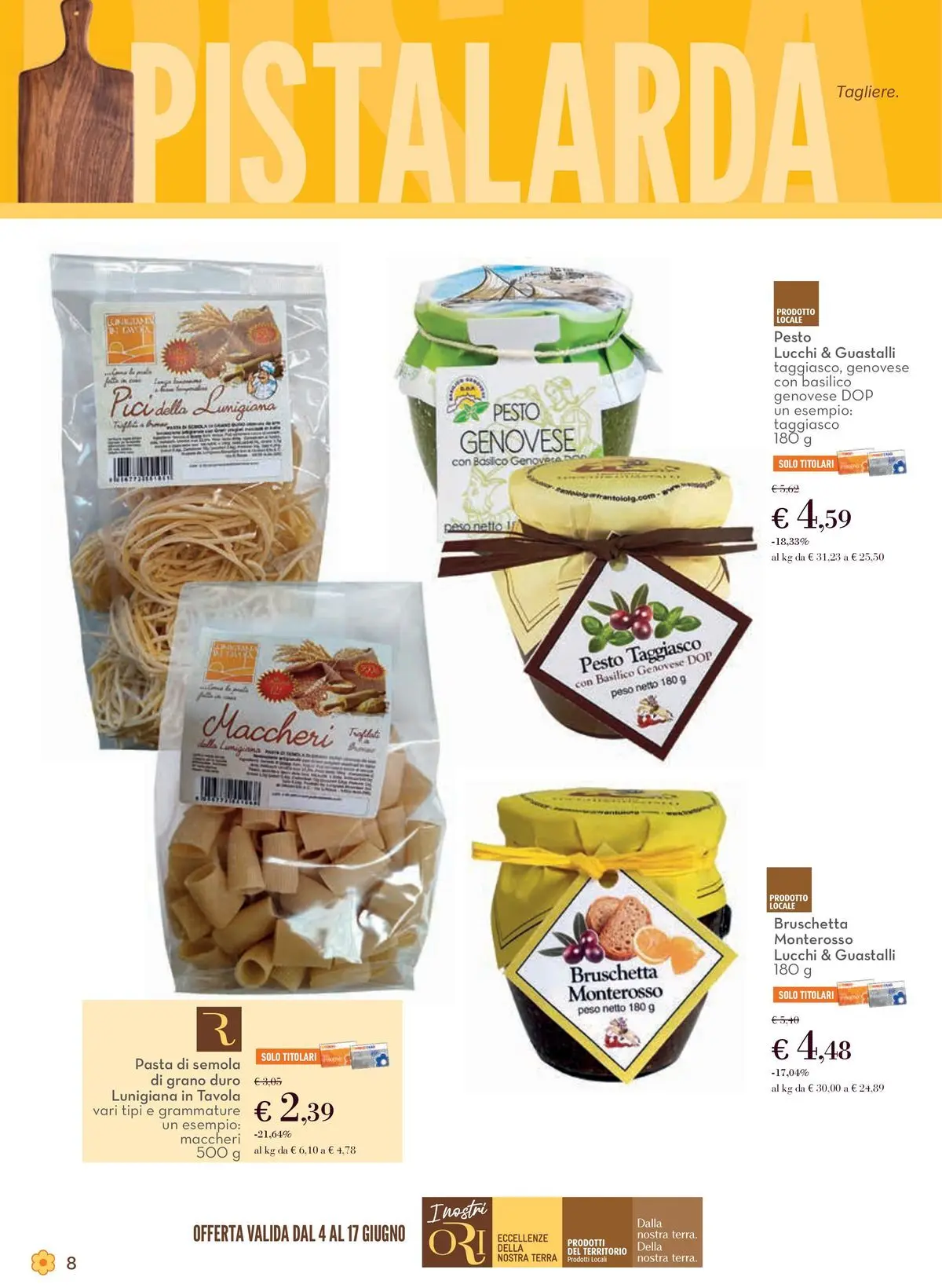 Volantino Conad dal 03/06/2026 > Anteprima | Pagina: 8 | Prodotti: Pasta, Pesto, Basilico, Terra