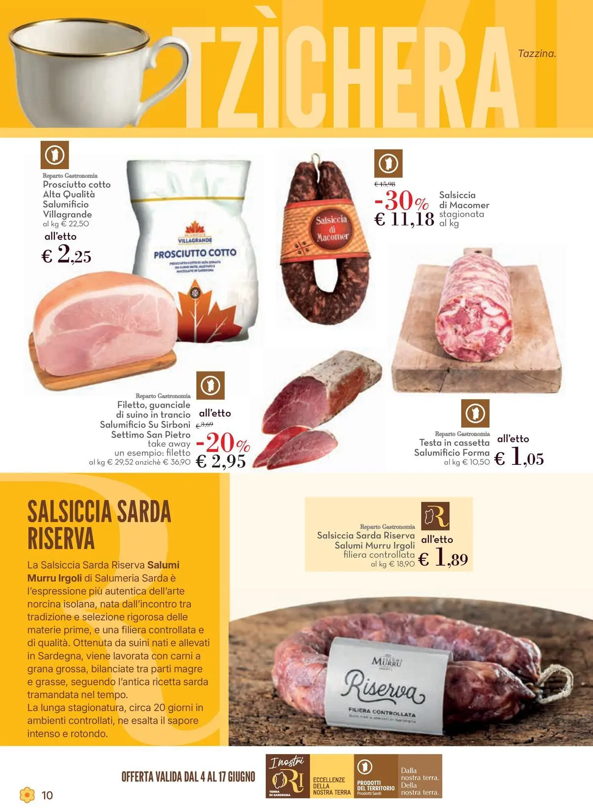 Volantino Conad dal 03/06/2026 > Anteprima | Pagina: 10 | Prodotti: Prosciutto Cotto, Suino, Guanciale, Terra