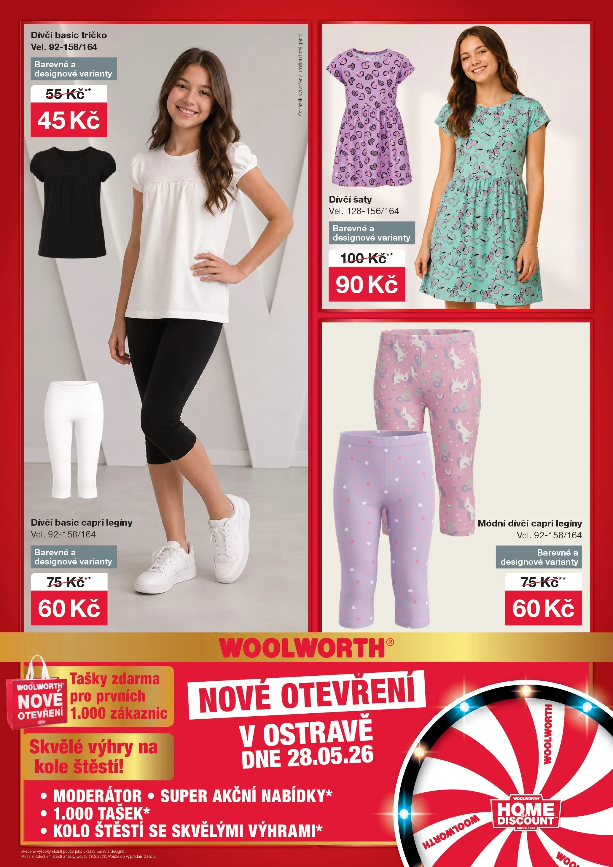 Woolworth leták - Ostrava od 26.05.2026 - akční nabídka | Strana: 3 | Produkty: Šaty, Tričko, Legíny, Tašky