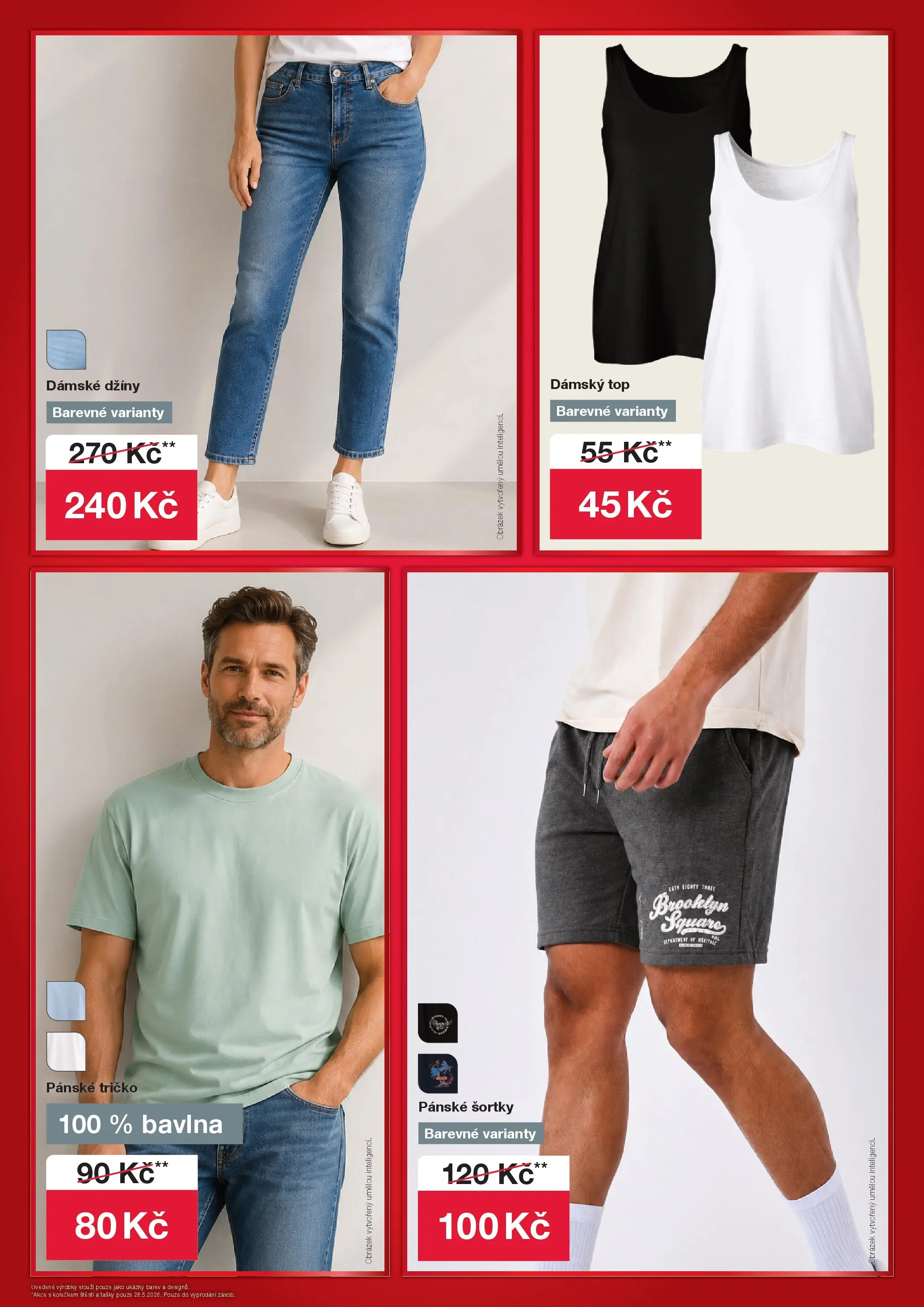 Woolworth leták - Ostrava od 26.05.2026 - akční nabídka | Strana: 5 | Produkty: Tričko, Džíny, Tašky