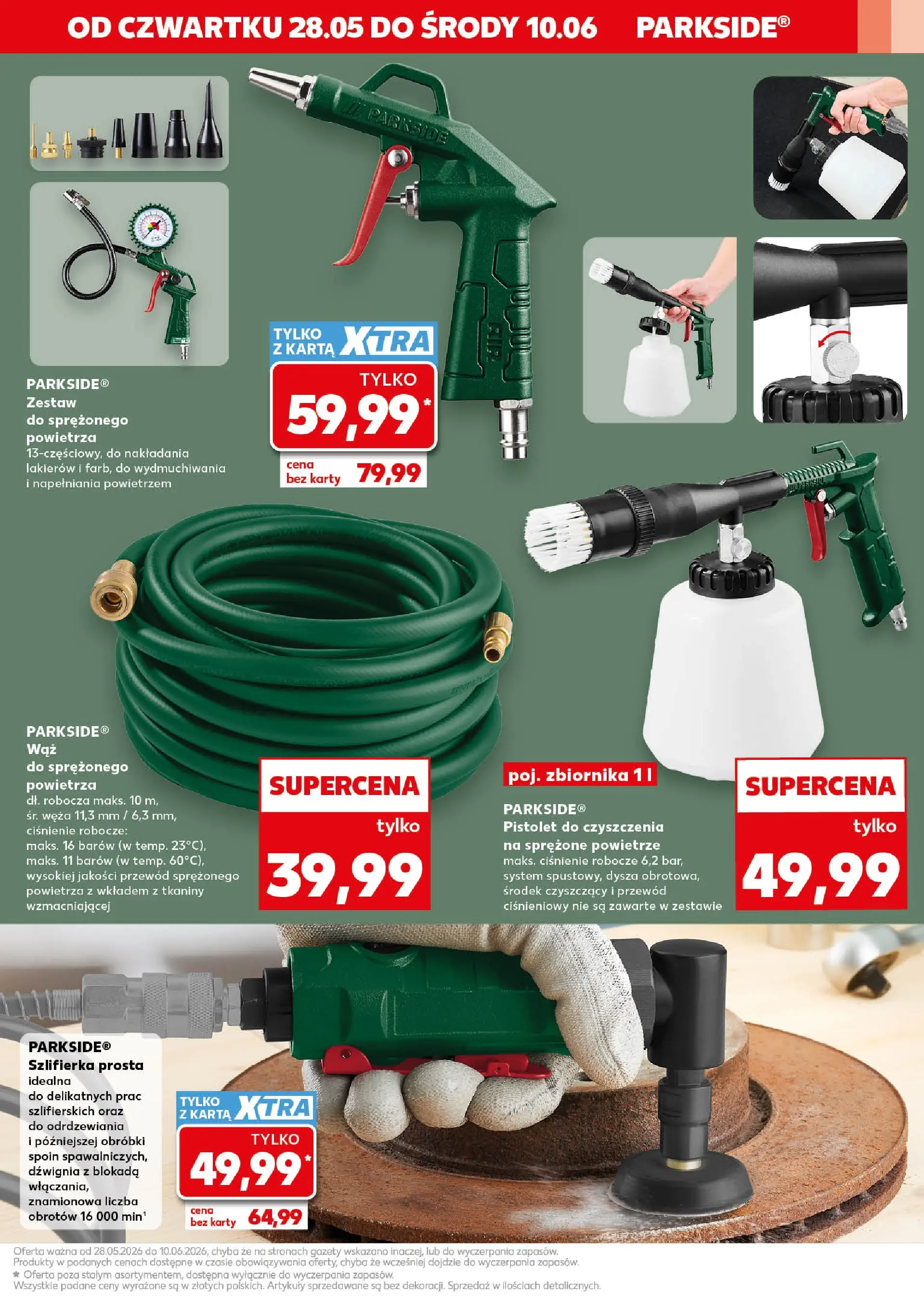 Kaufland gazetka - Złap Okazje od 28.05.2026 - od jutra PDF | Strona: 7 | Produkty: Karta, Szlifierka
