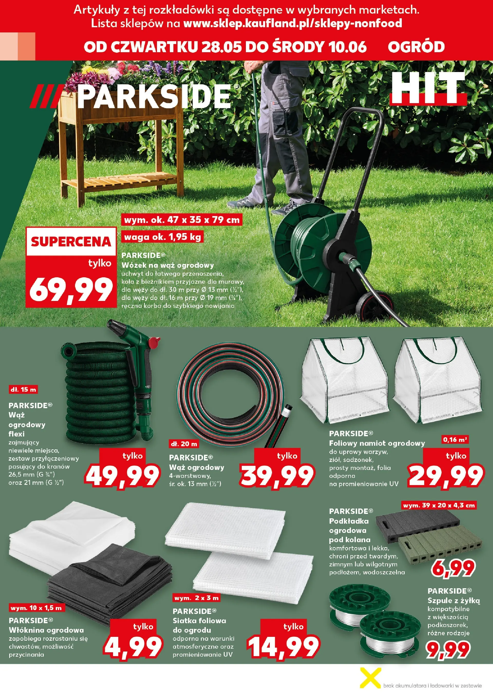 Kaufland gazetka - Złap Okazje od 28.05.2026 - od jutra PDF | Strona: 10 | Produkty: Wąż ogrodowy, Waga, Siatka