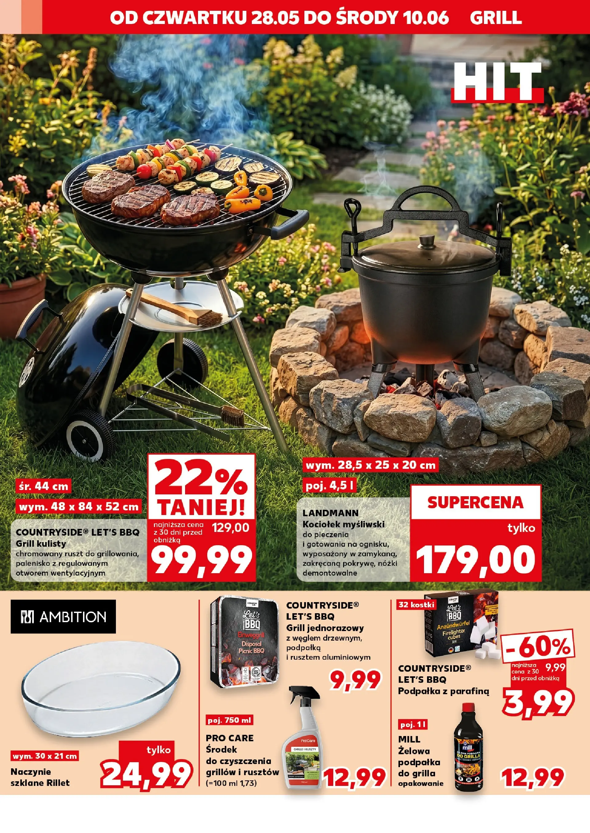 Kaufland gazetka - Złap Okazje od 28.05.2026 - od jutra PDF | Strona: 14 | Produkty: Grill, Ruszt, Grill jednorazowy