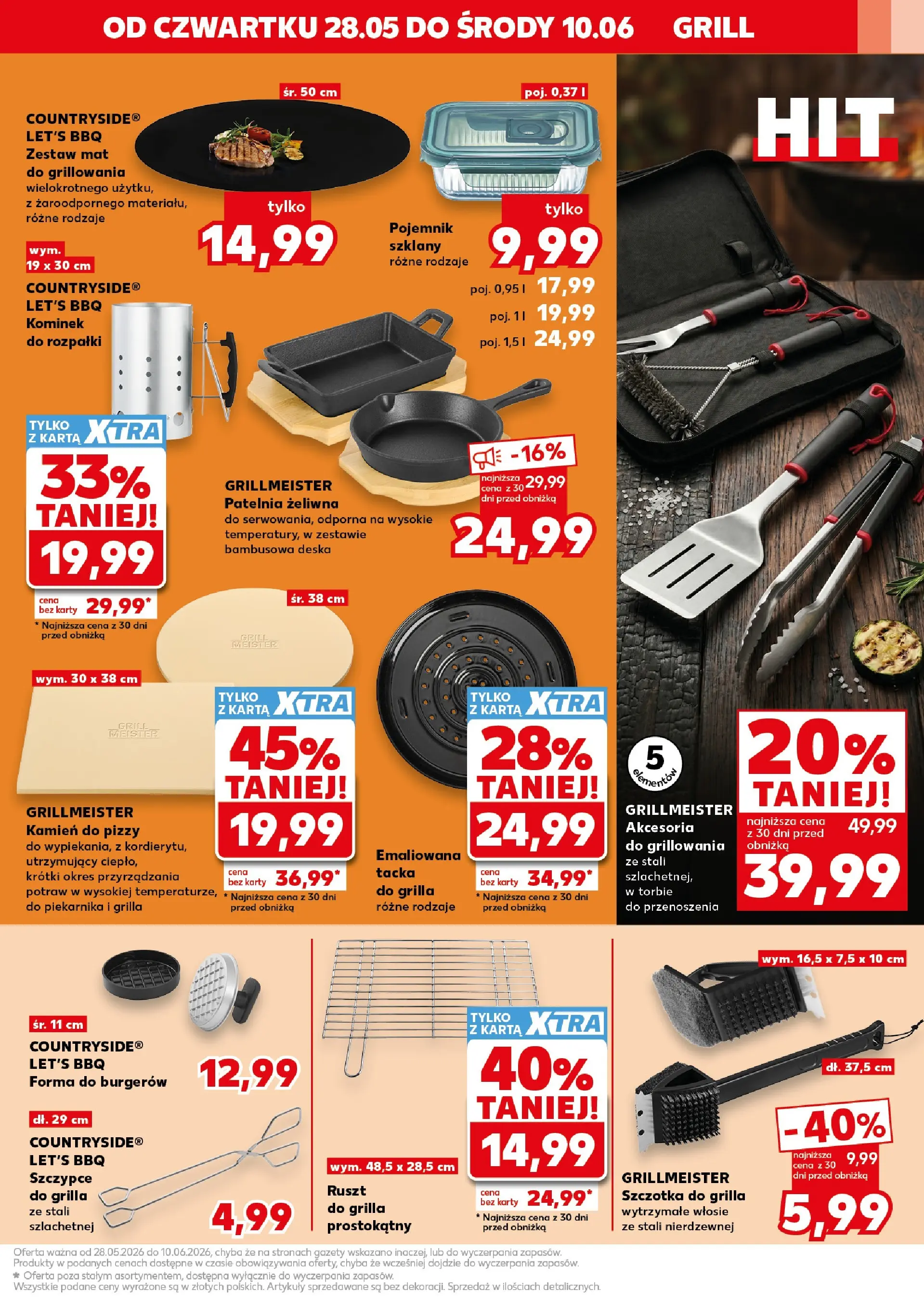 Kaufland gazetka - Złap Okazje od 28.05.2026 - od jutra PDF | Strona: 15 | Produkty: Grill, Ruszt, Szczotka, Patelnia