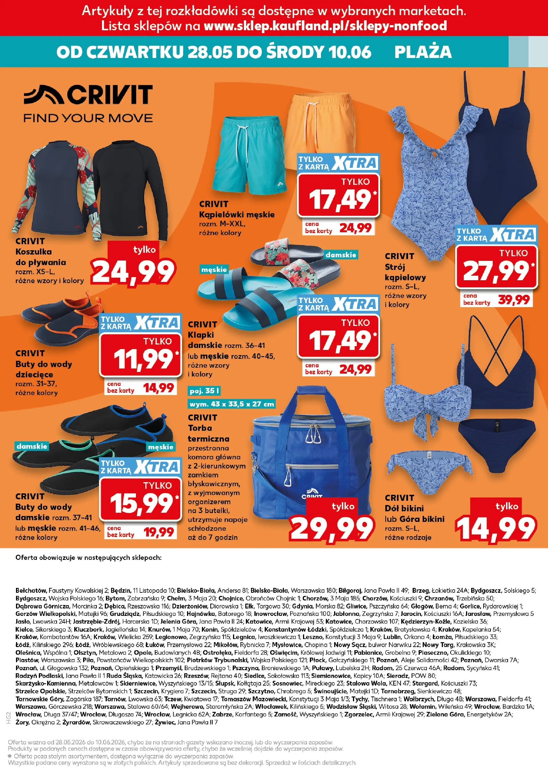 Kaufland gazetka - Złap Okazje od 28.05.2026 - od jutra PDF | Strona: 17 | Produkty: Karta, Klapki, Napoje, Buty do wody