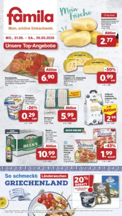 Famila Nordwest Wochenangebote ab 01.06.2026 gültig