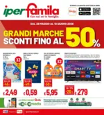 Iperfamila GRANDI MARCHE SCONTI FINO AL 50% - al 10.06.2026