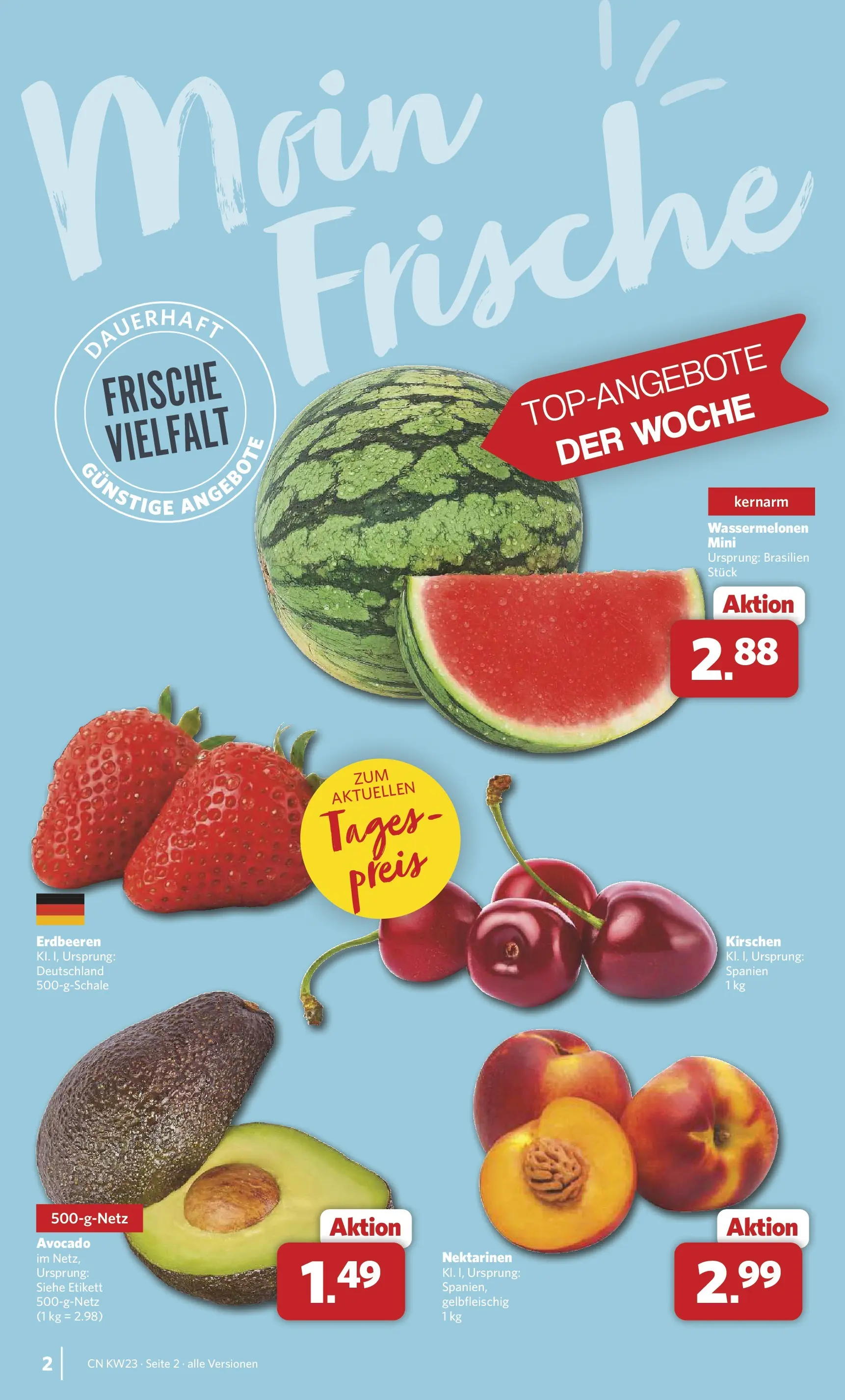 Combi Unsere Combi Wochenangebote (ab 01.06.2026) zum Blättern | Seite: 2 | Produkte: Nektarinen, Kirschen, Avocado, Erdbeeren
