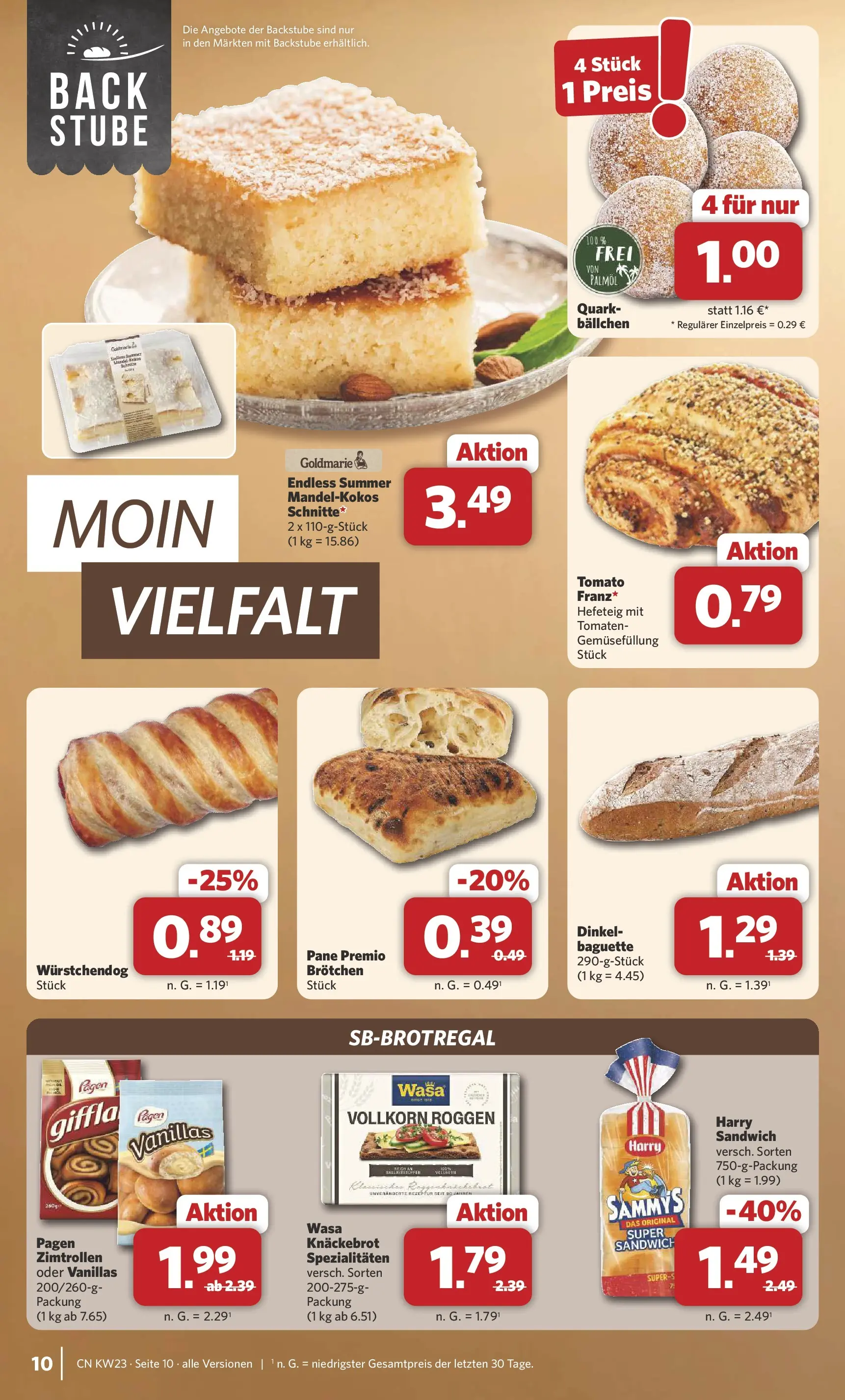 Combi Unsere Combi Wochenangebote (ab 01.06.2026) zum Blättern | Seite: 10 | Produkte: Quark, Pane, Baguette, Tomaten