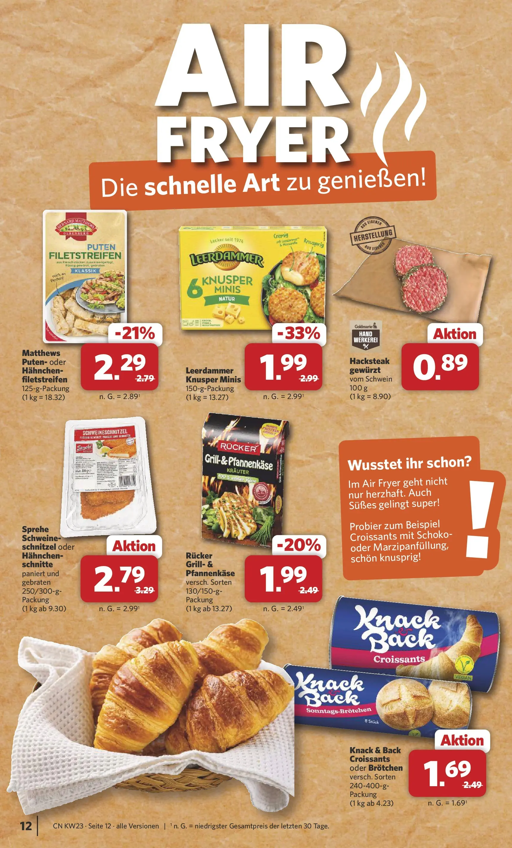 Combi Unsere Combi Wochenangebote (ab 01.06.2026) zum Blättern | Seite: 12 | Produkte: Hahnchen, Schnitzel, Leerdammer, Gewürze