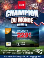 BUT Champion du monde dur les TV - au 11.07.2026