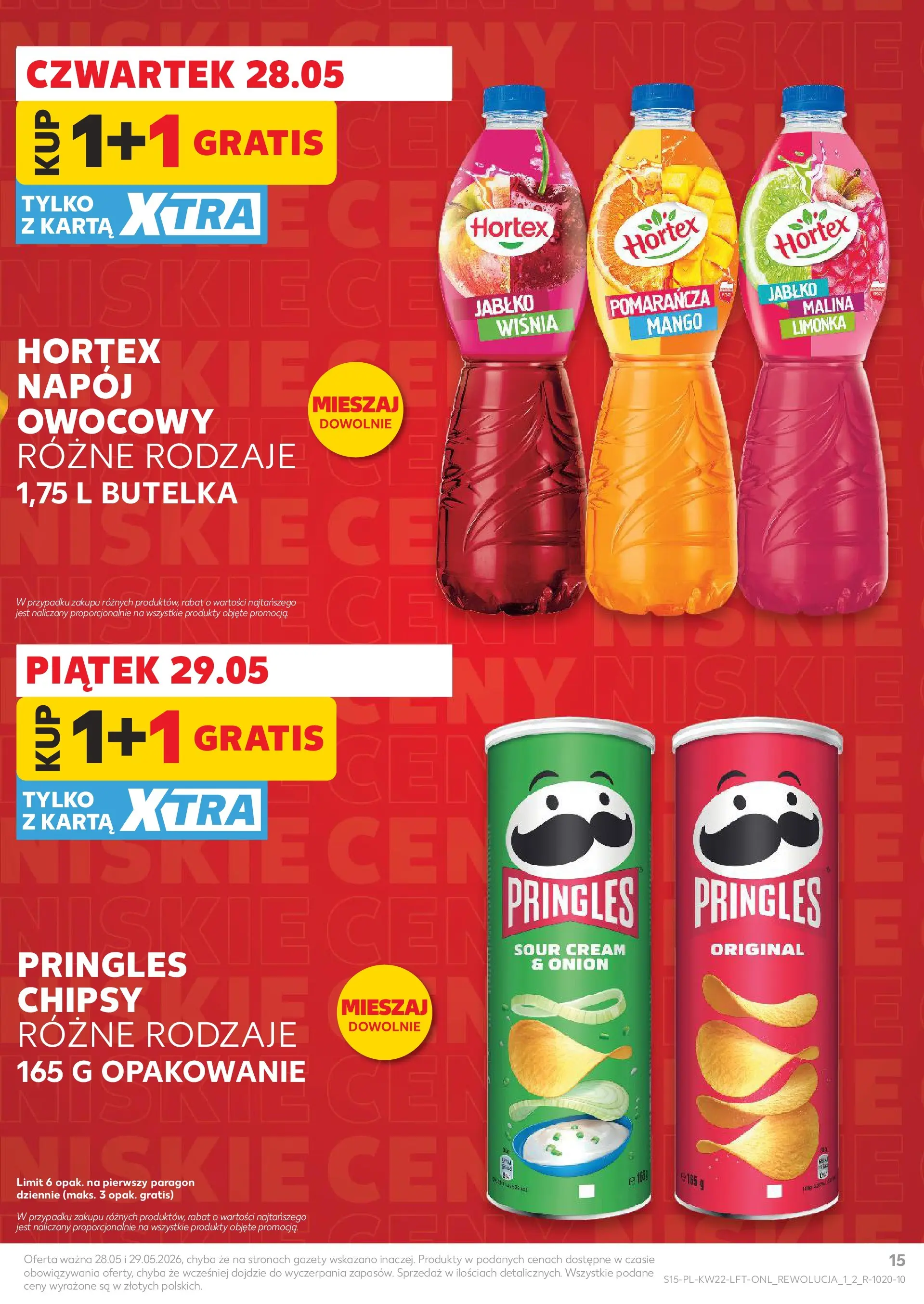 Kaufland gazetka od 28.05.2026 - od jutra PDF | Strona: 15 | Produkty: Mango, Karta, Limonka, Chipsy