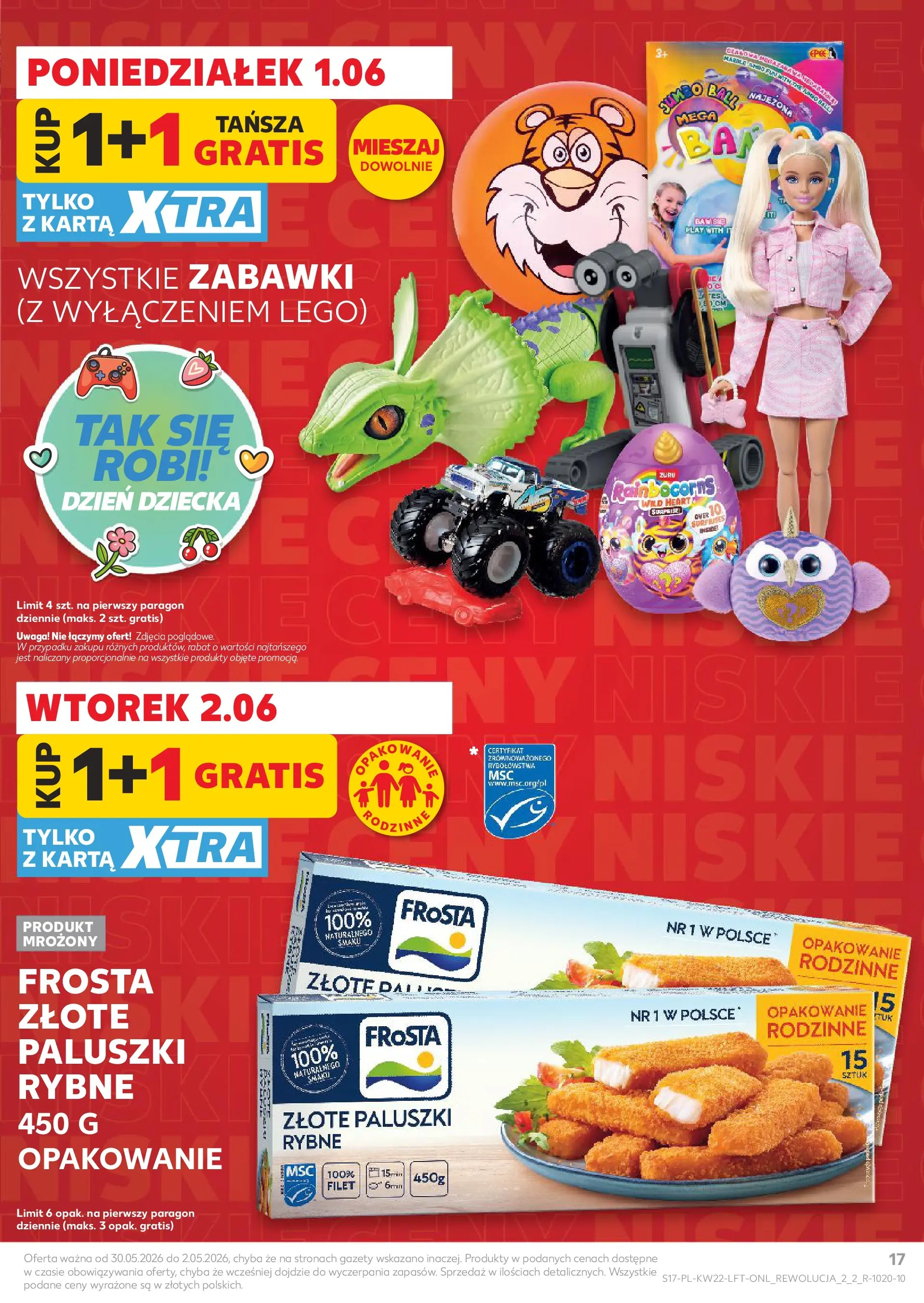 Kaufland gazetka od 28.05.2026 - od jutra PDF | Strona: 17 | Produkty: Karta, Lego, Paluszki