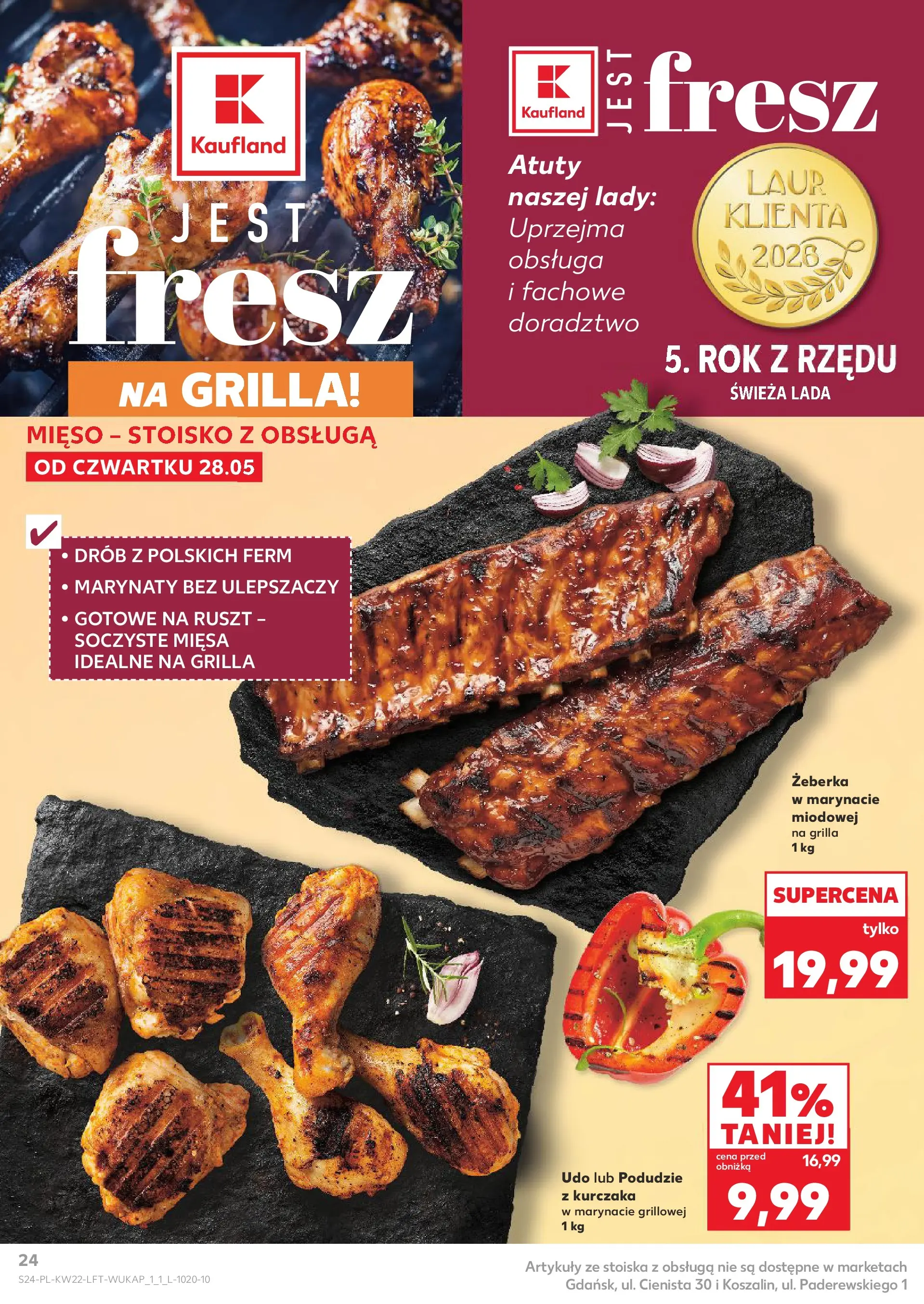Kaufland gazetka od 28.05.2026 - od jutra PDF | Strona: 24 | Produkty: Mięso, Ruszt
