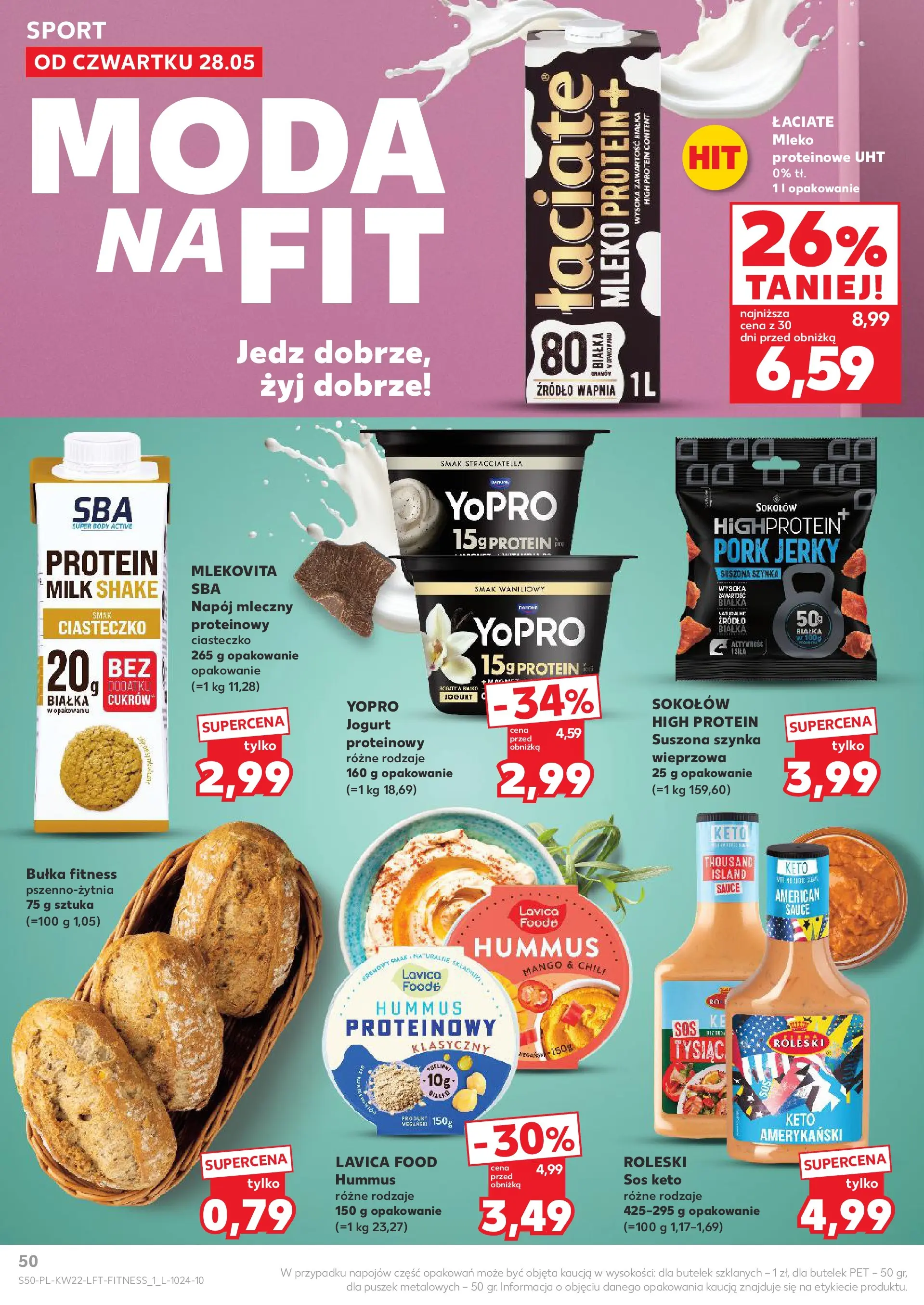 Kaufland gazetka od 28.05.2026 - od jutra PDF | Strona: 50 | Produkty: Chili, Szynka, Mleko, Body
