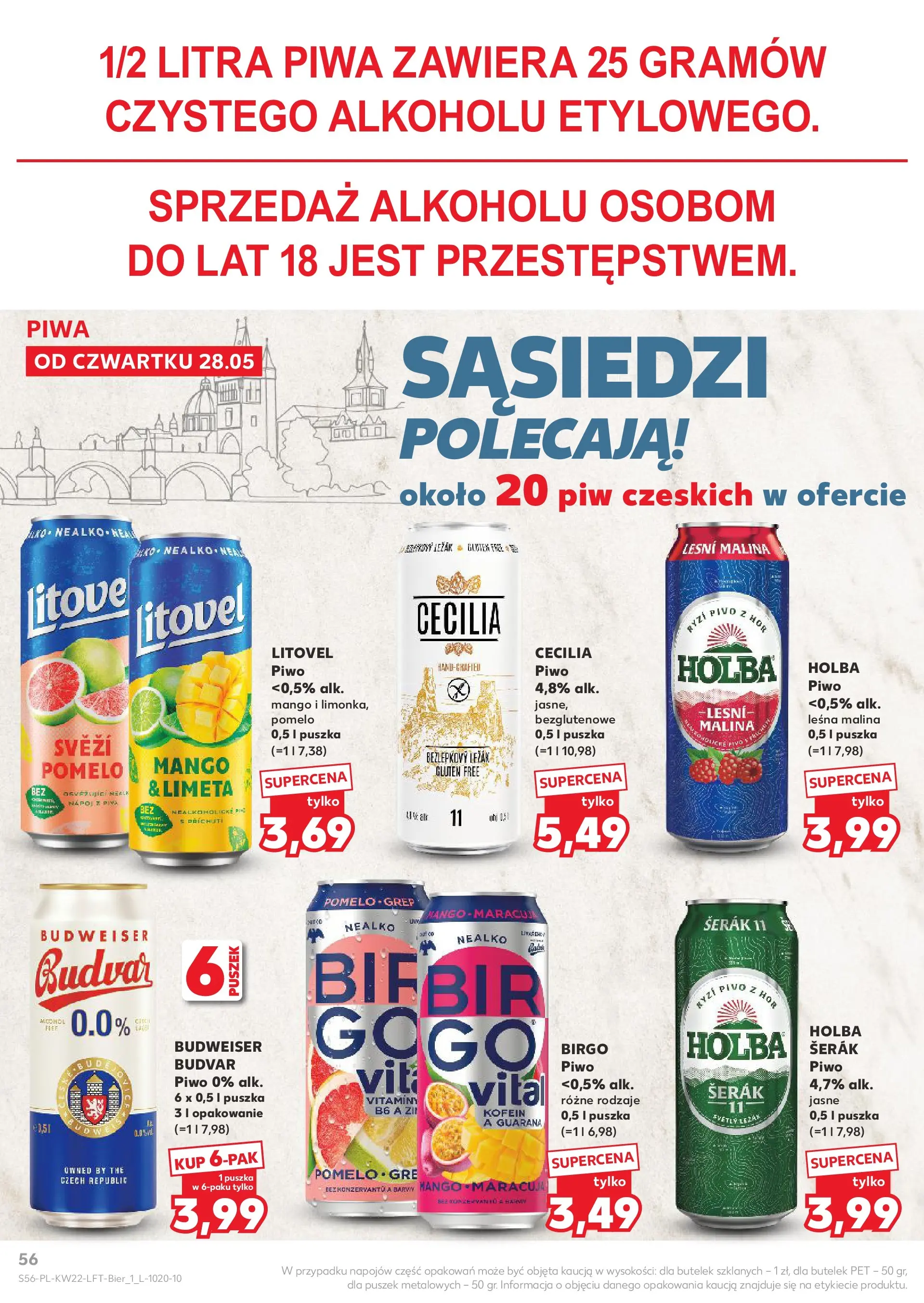 Kaufland gazetka od 28.05.2026 - od jutra PDF | Strona: 56 | Produkty: Mango, Malina, PC, Pomelo
