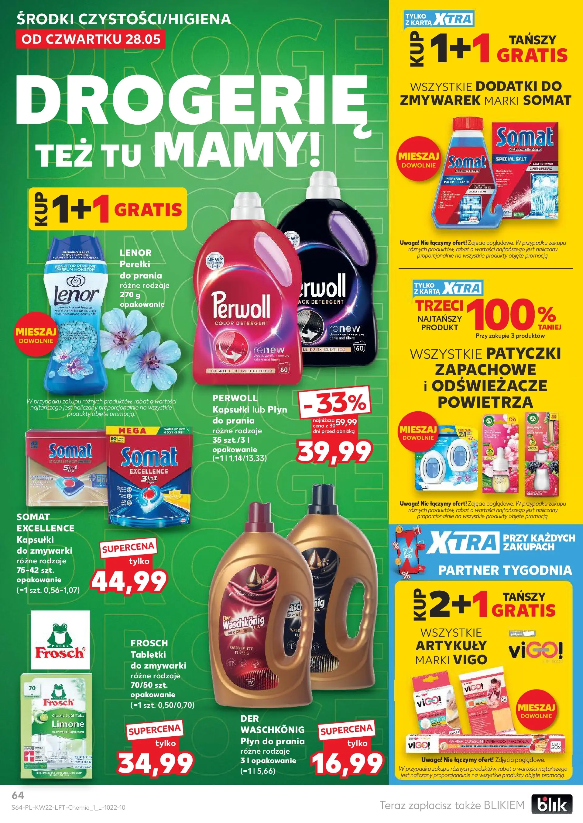 Kaufland gazetka od 28.05.2026 - od jutra PDF | Strona: 64 | Produkty: Karta, Odświeżacze powietrza, Detergent
