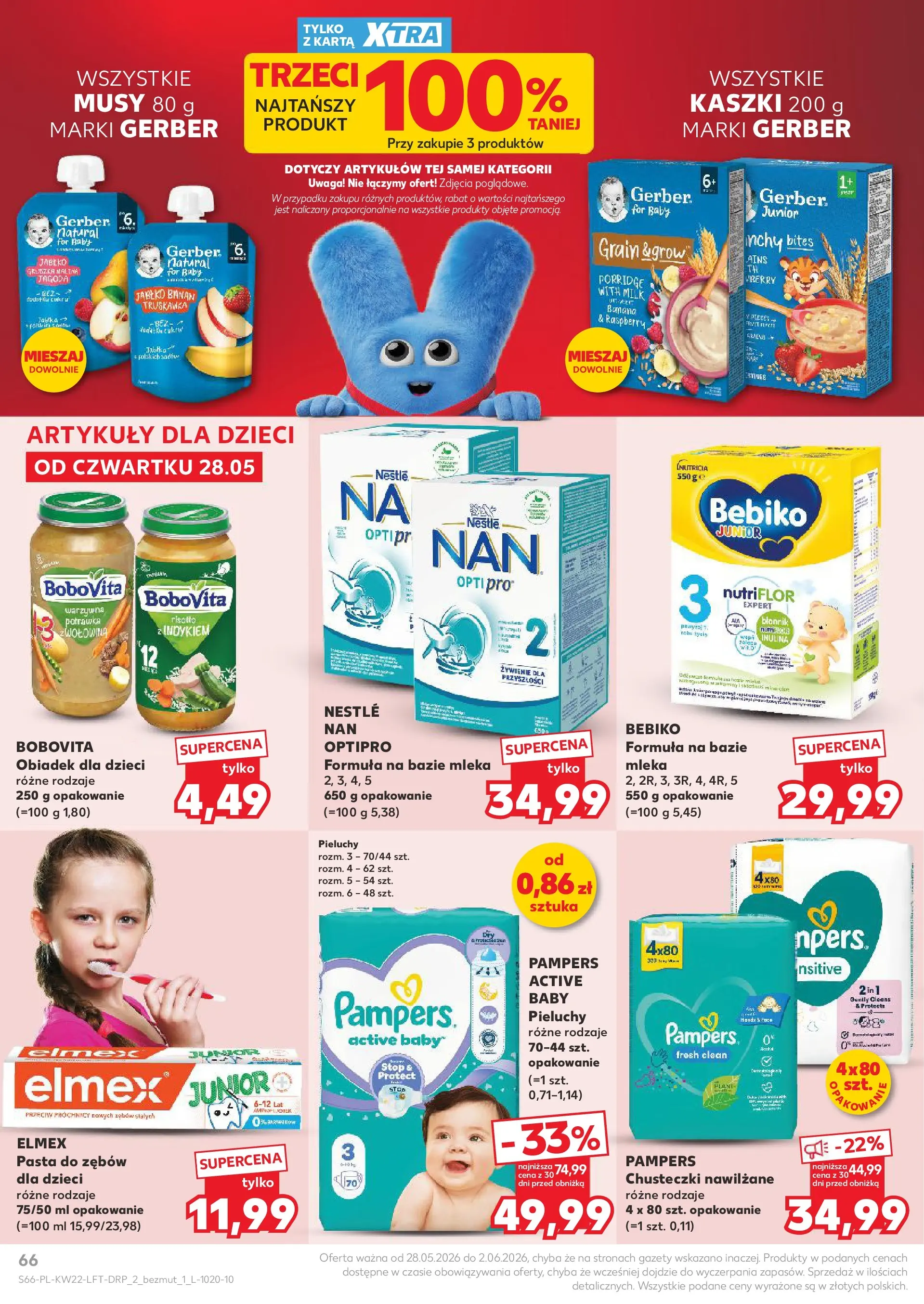 Kaufland gazetka od 28.05.2026 - od jutra PDF | Strona: 66 | Produkty: Karta, Malina, Banan, Wołowina