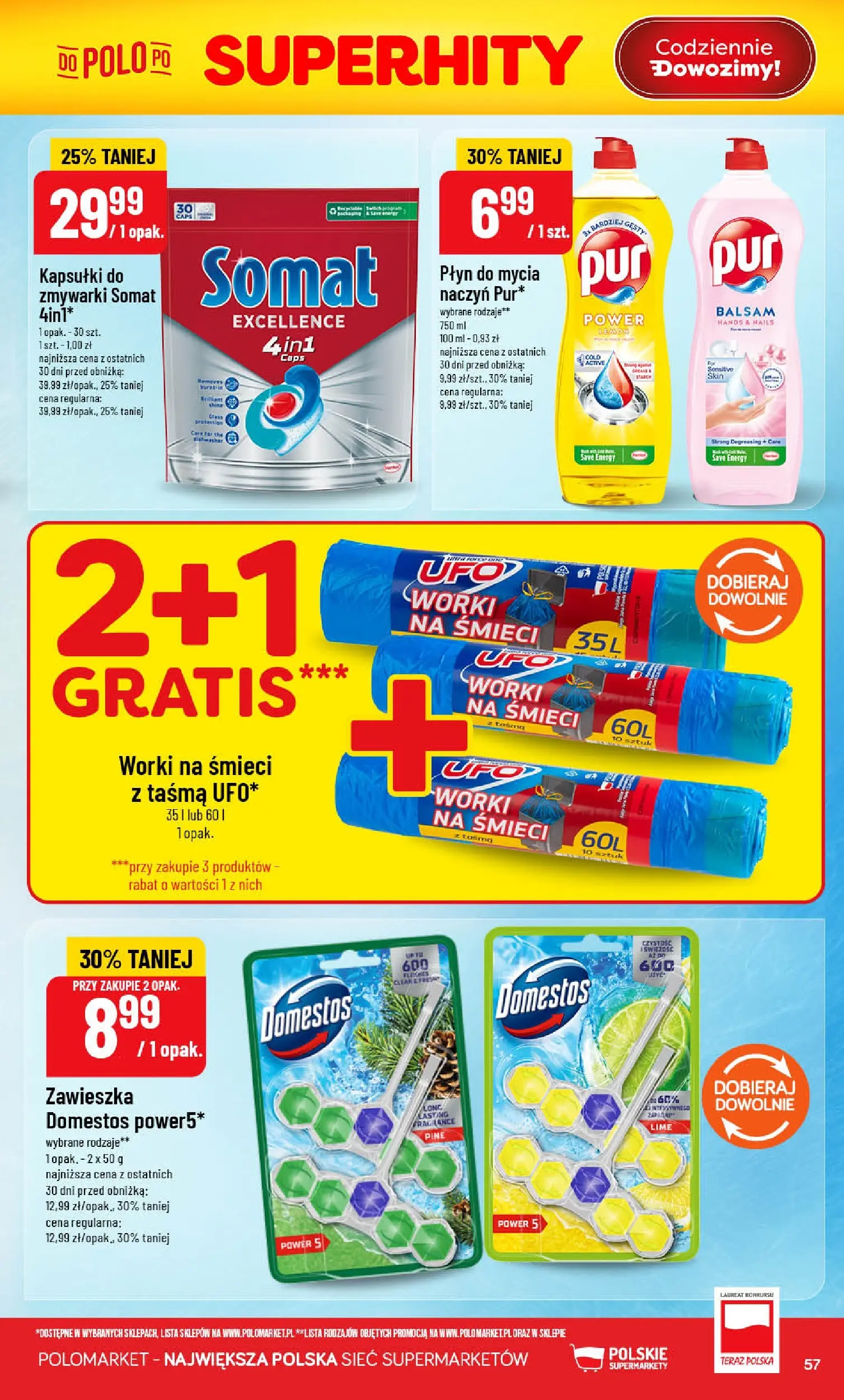 Nowa POLOmarket gazetka od jutra 27.05.2026 | Strona: 57 | Produkty: Domestos