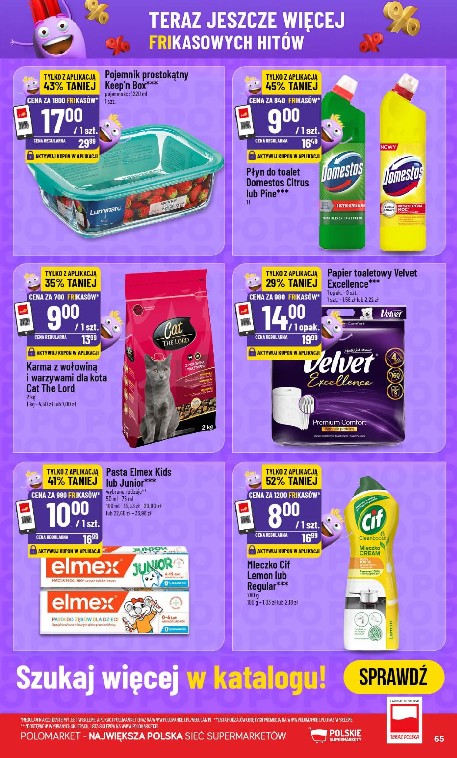 Nowa POLOmarket gazetka od jutra 27.05.2026 | Strona: 65 | Produkty: Papier toaletowy, Domestos, Wołowina, Pasta do zębów