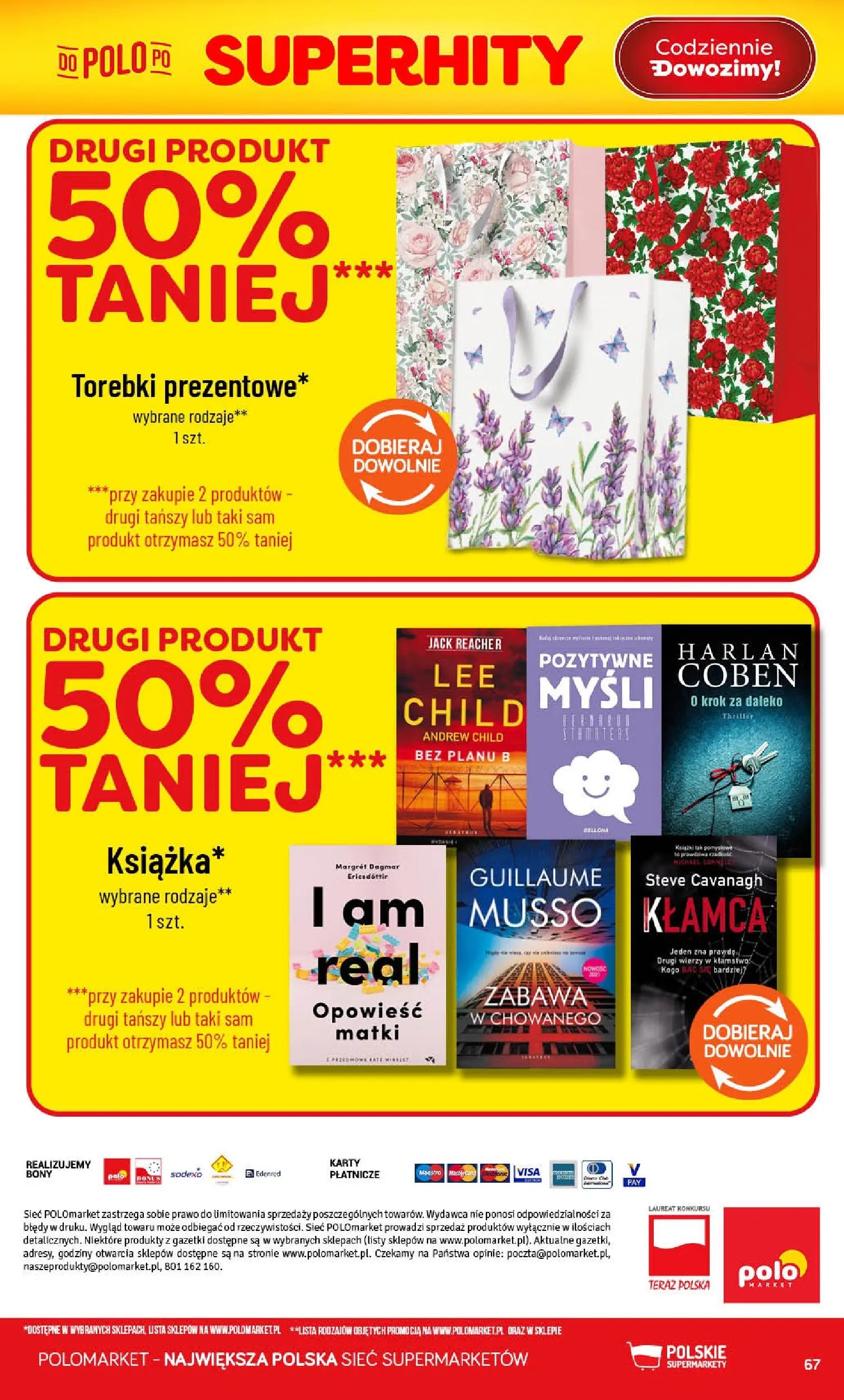 Nowa POLOmarket gazetka od jutra 27.05.2026 | Strona: 67 | Produkty: Torebki
