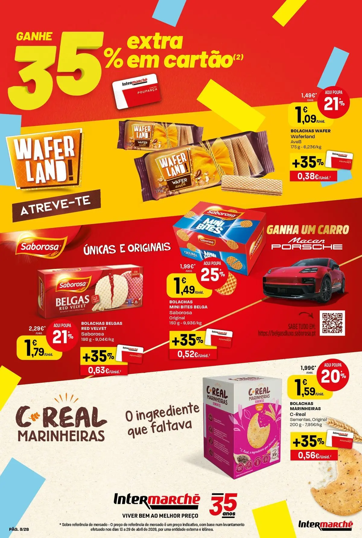 Intermarché - Isto é que são preços BAIXOS » de 28/05/2026 - 03/06/2026 | Página: 3 | Produtos: Bolachas, Base