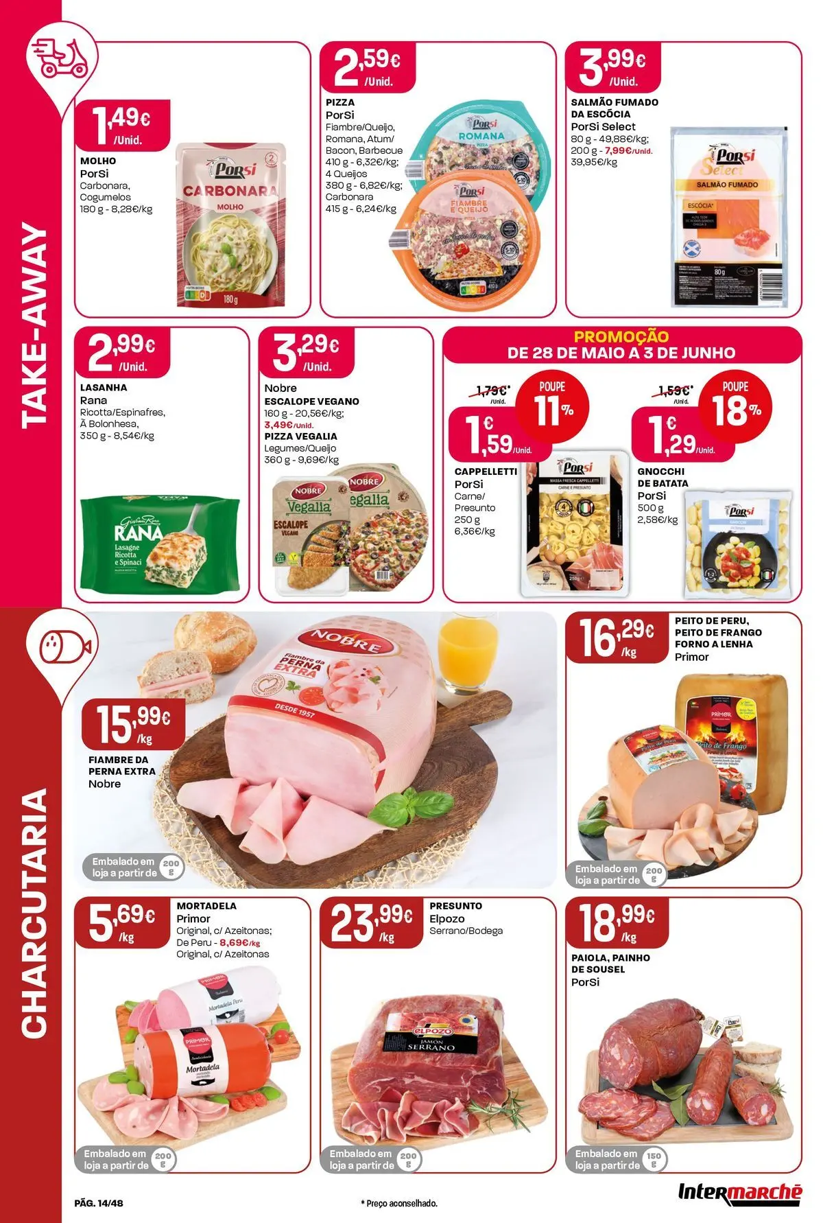 Intermarché Isto é que são preços BAIXOS! » de 28/05/2026 - 03/06/2026 | Página: 14