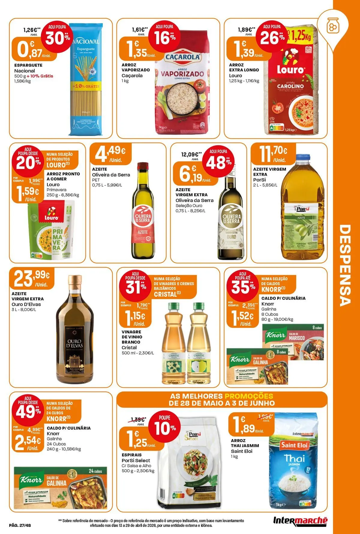 Intermarché Isto é que são preços BAIXOS! » de 28/05/2026 - 03/06/2026 | Página: 27