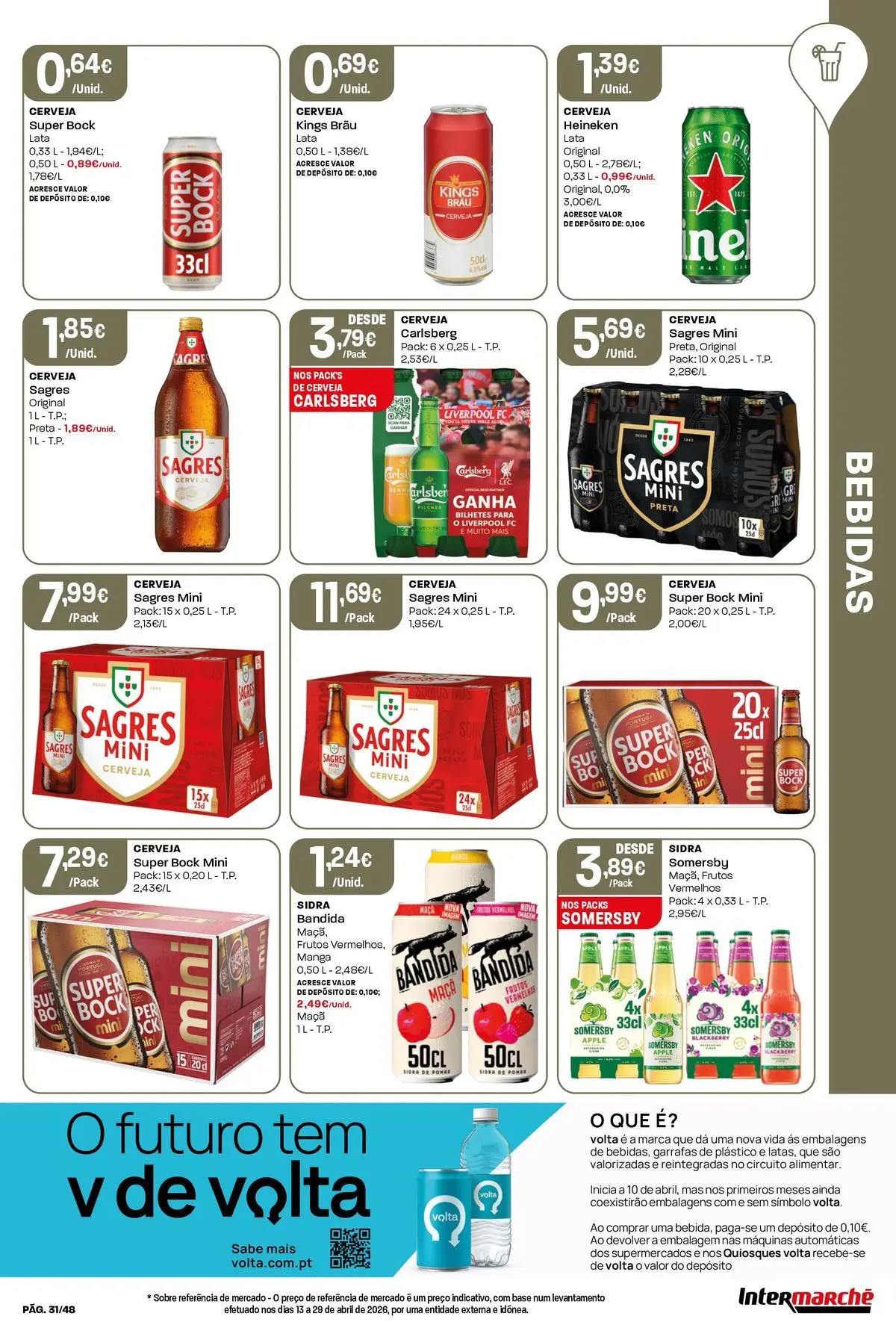 Intermarché Isto é que são preços BAIXOS! » de 28/05/2026 - 03/06/2026 | Página: 31