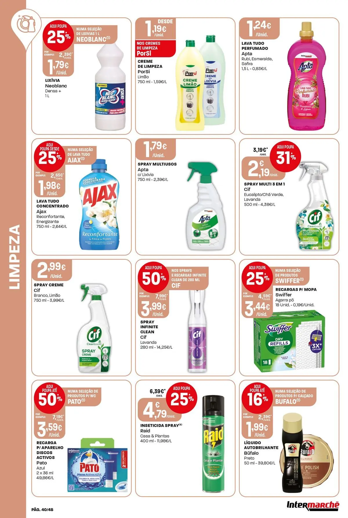 Intermarché Isto é que são preços BAIXOS! » de 28/05/2026 - 03/06/2026 | Página: 40