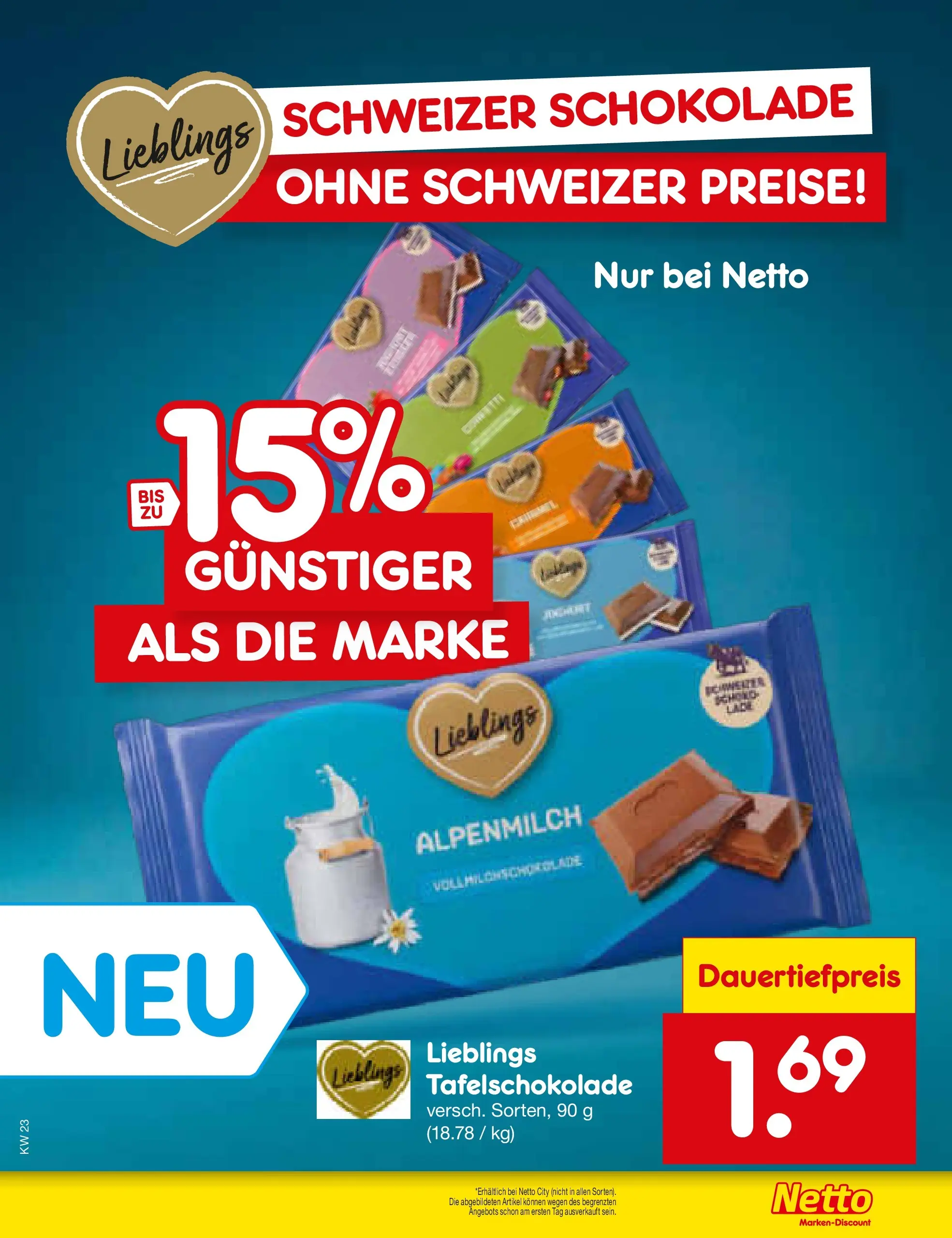 Netto Marken-Discount Prospekt Mannheim (ab 01.06.2026) » Angebote | Seite: 52 | Produkte: Schokolade Netto Marken-Discount Prospekt Mannheim (ab 01.06.2026) » Angebote | Seite: 52 | Produkte: Schokolade