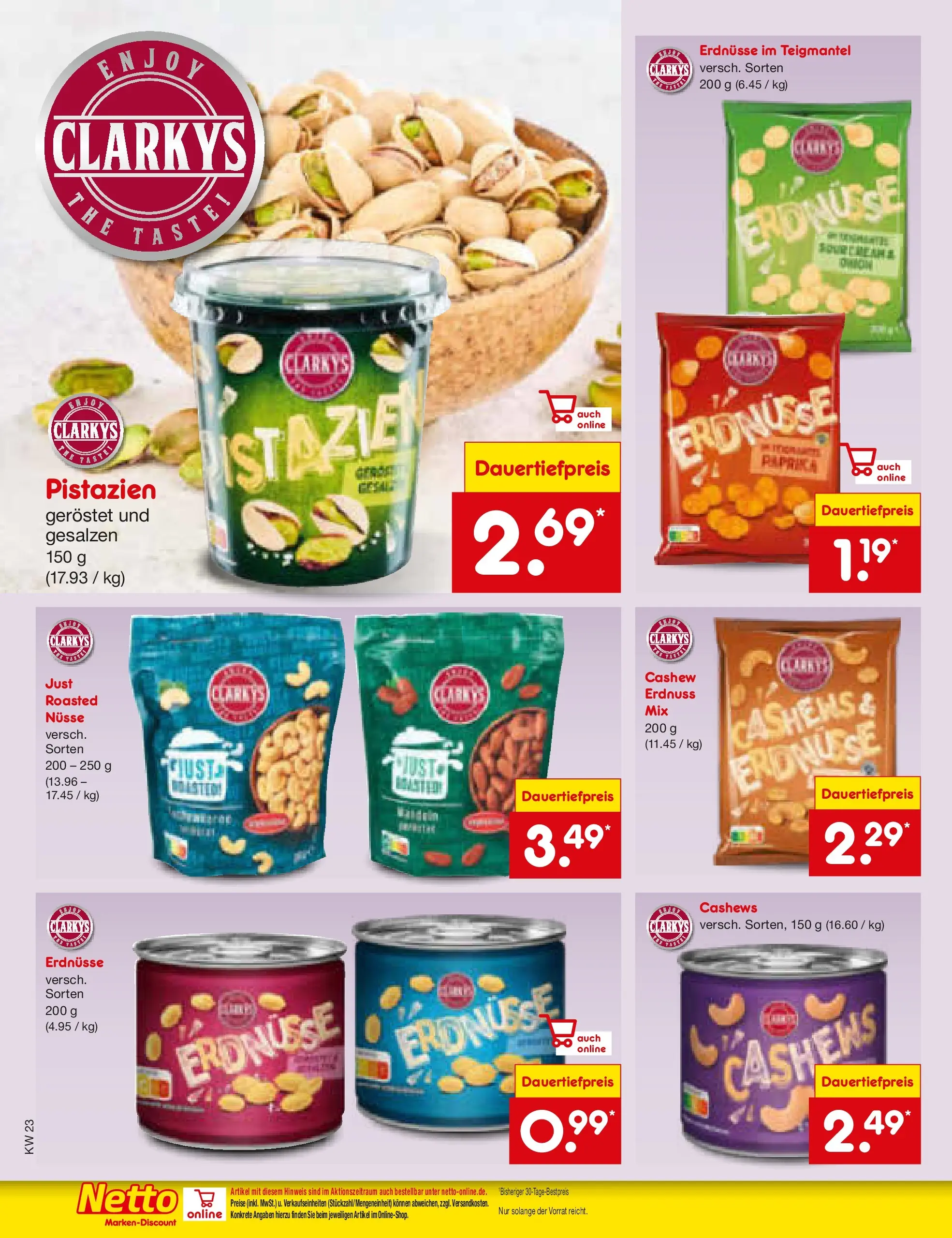 Netto Marken-Discount Prospekt Mannheim (ab 01.06.2026) » Angebote | Seite: 58 | Produkte: Erdnüsse, Pistazien, Nüsse Netto Marken-Discount Prospekt Mannheim (ab 01.06.2026) » Angebote | Seite: 58 | Produkte: Erdnüsse, Pistazien, Nüsse