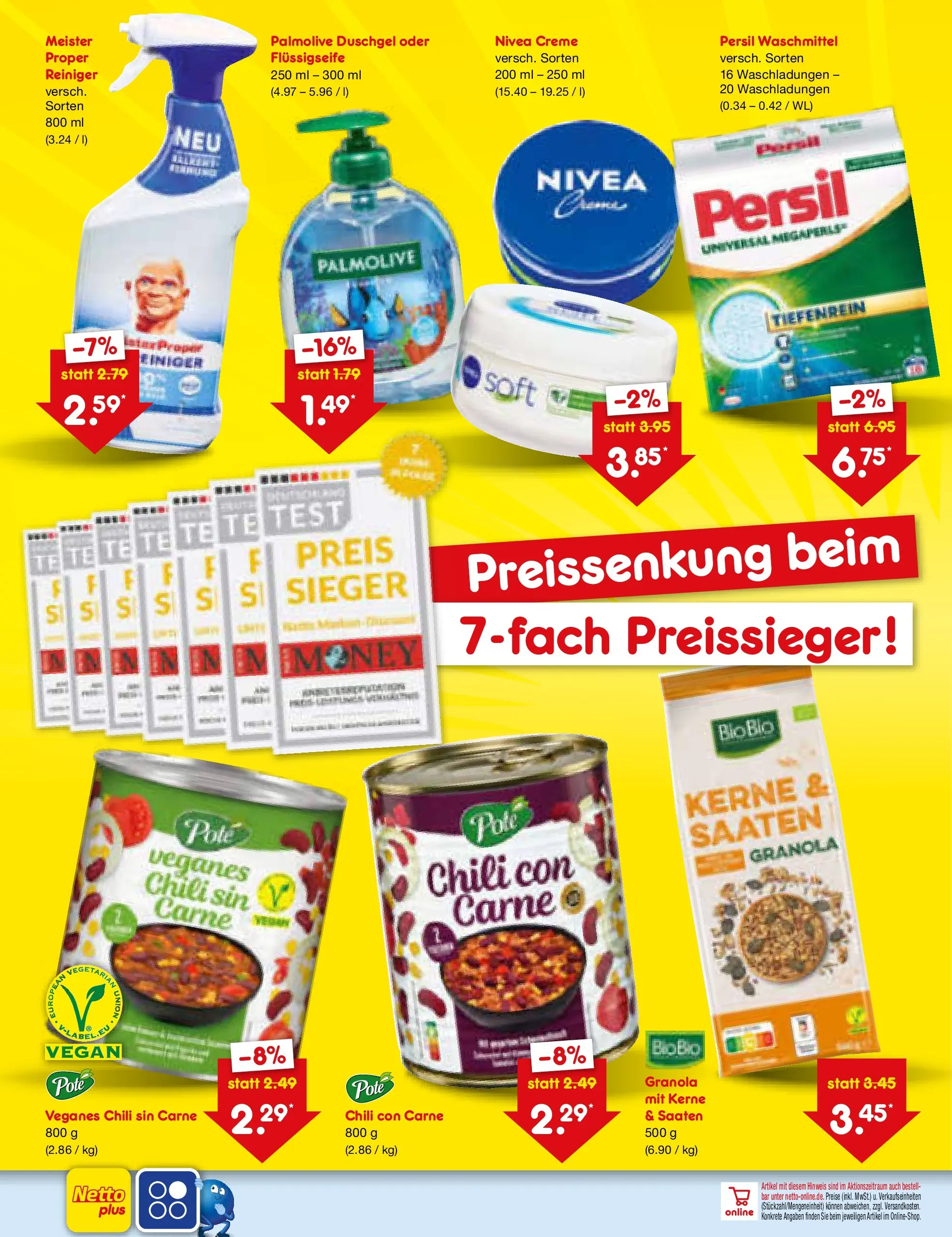 Netto Marken-Discount Prospekt Mannheim (ab 01.06.2026) » Angebote | Seite: 62 | Produkte: Creme, Duschgel, Waschmittel, Persil Netto Marken-Discount Prospekt Mannheim (ab 01.06.2026) » Angebote | Seite: 62 | Produkte: Creme, Duschgel, Waschmittel, Persil