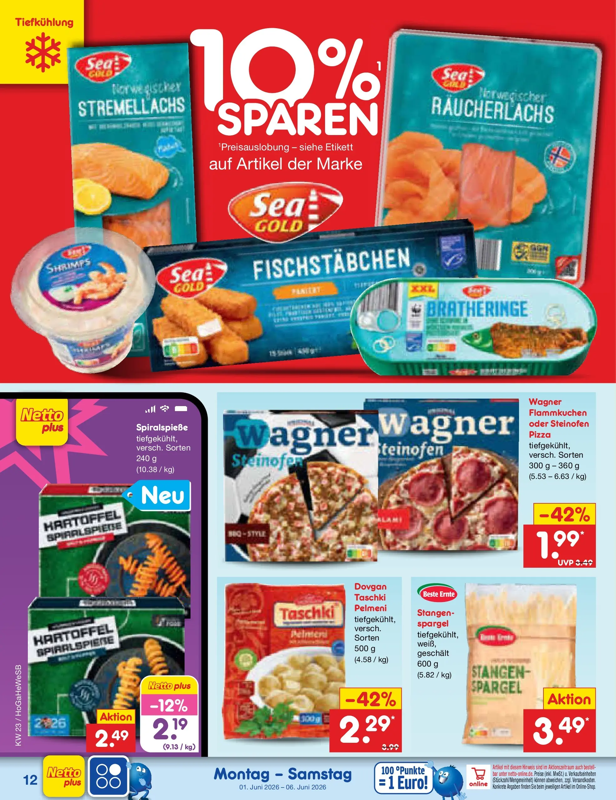 Netto Marken-Discount Prospekt Hamburg (ab 01.06.2026) » Angebote | Seite: 14 | Produkte: Spargel, Räucherlachs, Fischstabchen, Pizza Netto Marken-Discount Prospekt Hamburg (ab 01.06.2026) » Angebote | Seite: 14 | Produkte: Spargel, Räucherlachs, Fischstabchen, Pizza
