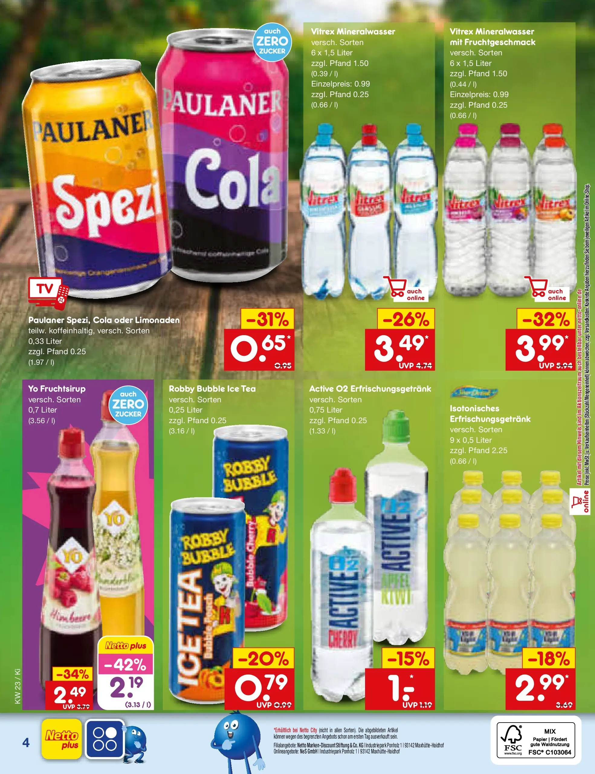 Netto Marken-Discount Prospekt Bad Friedrichshall (ab 01.06.2026) » Angebote | Seite: 29 | Produkte: Cola, Äpfel, Mineralwasser, Zucker Netto Marken-Discount Prospekt Bad Friedrichshall (ab 01.06.2026) » Angebote | Seite: 29 | Produkte: Cola, Äpfel, Mineralwasser, Zucker