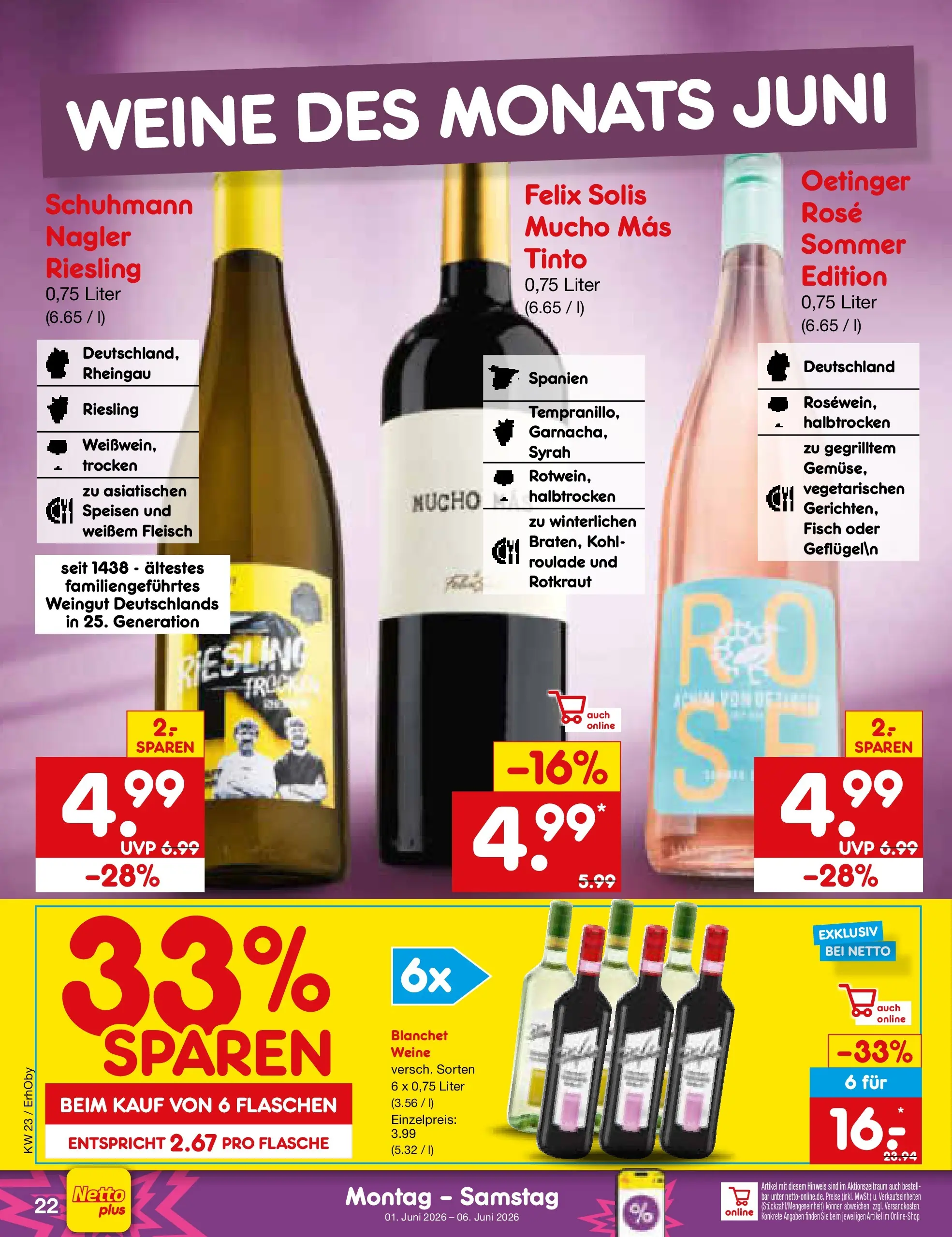 Netto Marken-Discount Prospekt Mauern (ab 01.06.2026) » Angebote | Seite: 32 | Produkte: Fisch, Fleisch Netto Marken-Discount Prospekt Mauern (ab 01.06.2026) » Angebote | Seite: 32 | Produkte: Fisch, Fleisch