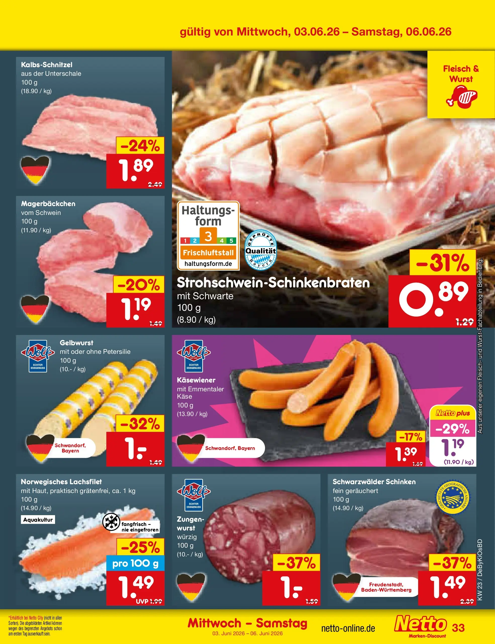 Netto Marken-Discount Prospekt Buttenwiesen (ab 01.06.2026) » Angebote | Seite: 47 | Produkte: Käse, Wurst, Petersilie, Schinken Netto Marken-Discount Prospekt Buttenwiesen (ab 01.06.2026) » Angebote | Seite: 47 | Produkte: Käse, Wurst, Petersilie, Schinken